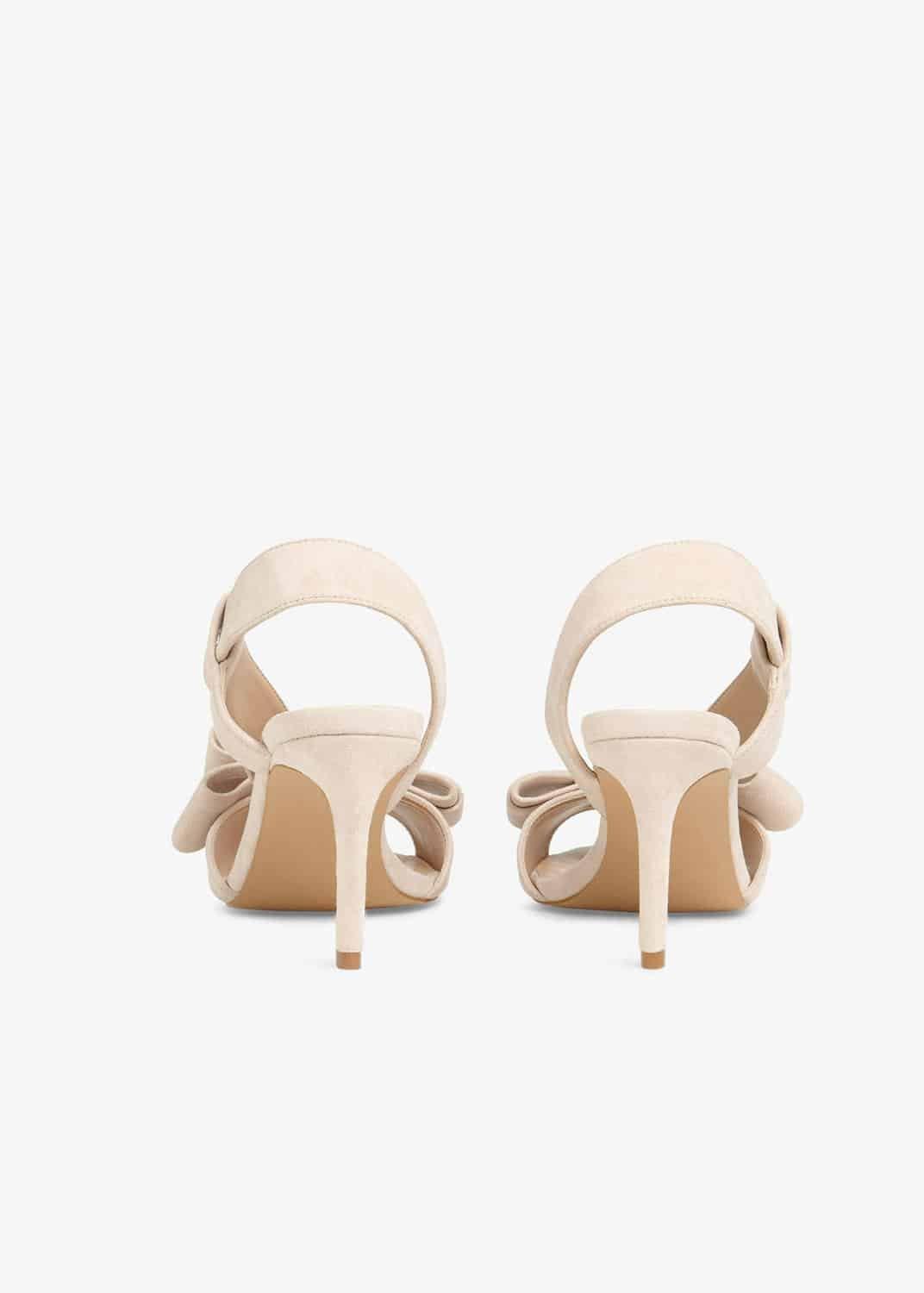 Allie Bow Asymmetric Sandals