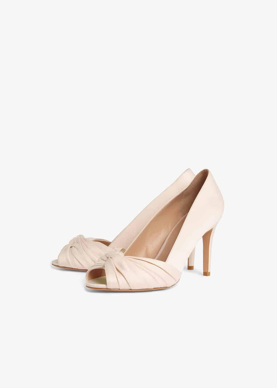 Minnie Knot Front Peep Toe Shoes