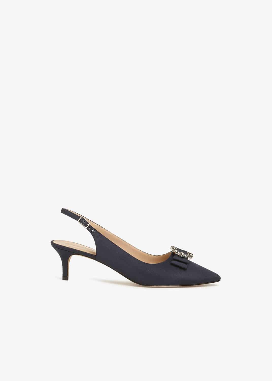 Henni Embellished Sling Back Shoes