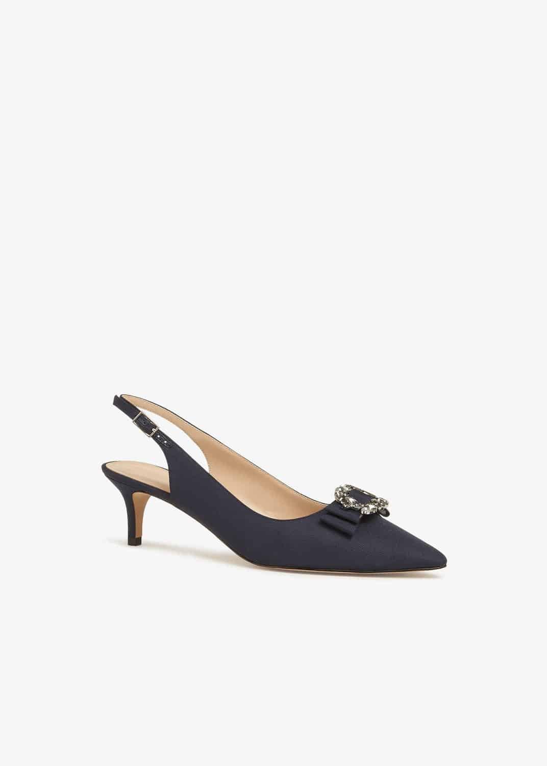 Henni Embellished Sling Back Shoes