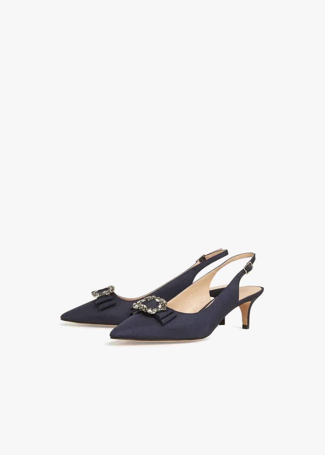 Henni Embellished Sling Back Shoes