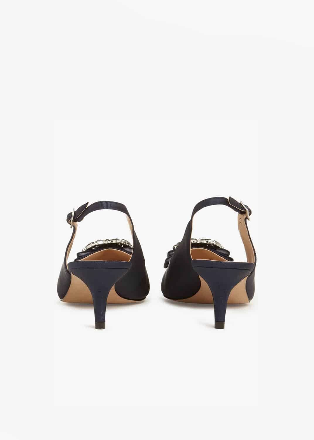 Henni Embellished Sling Back Shoes