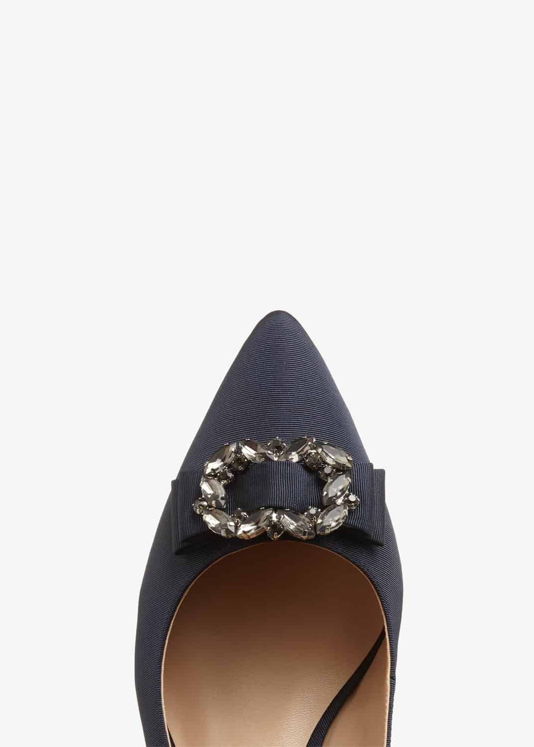 Henni Embellished Sling Back Shoes