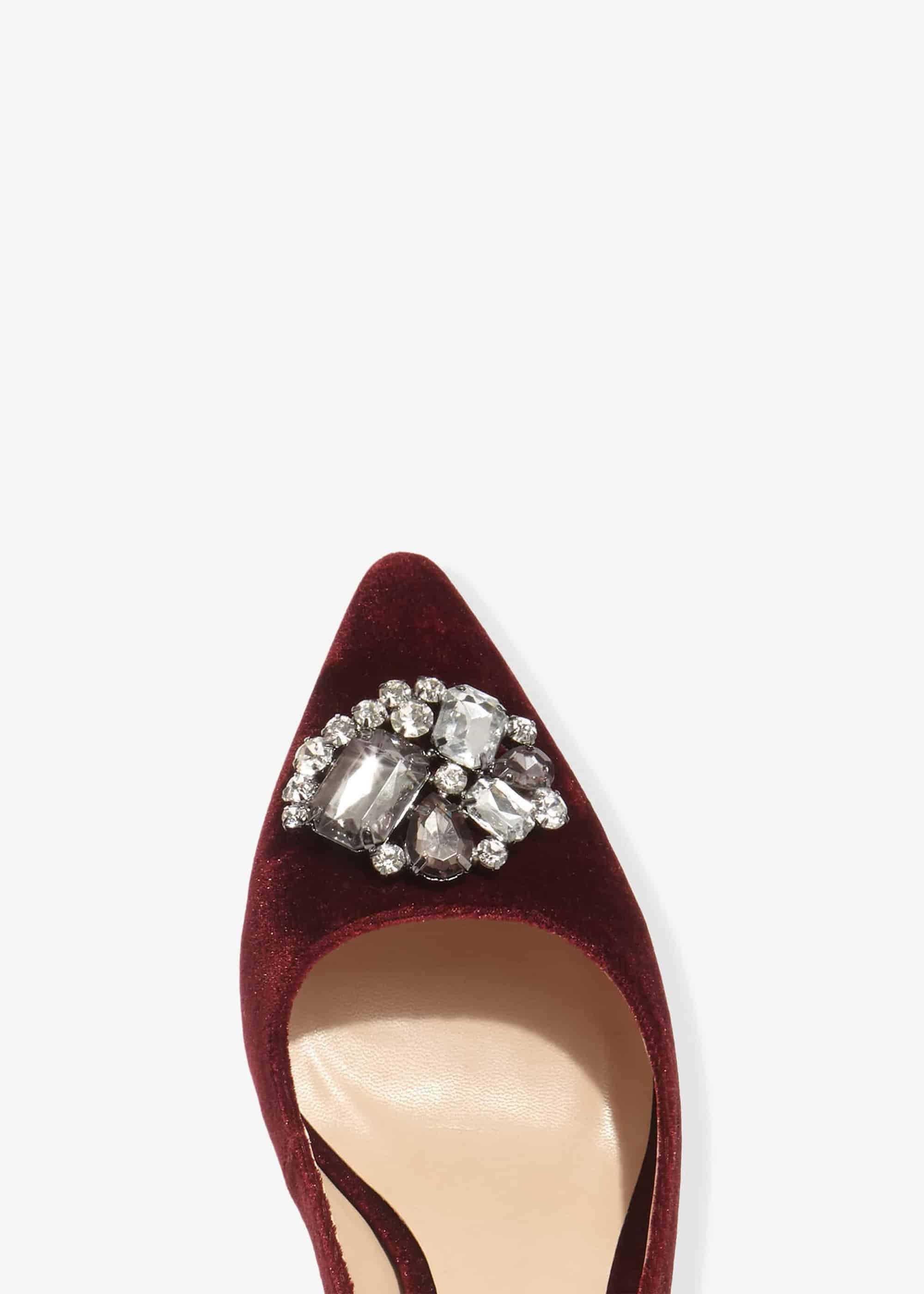Juliet Jewel Kitten Heel Slingback Court