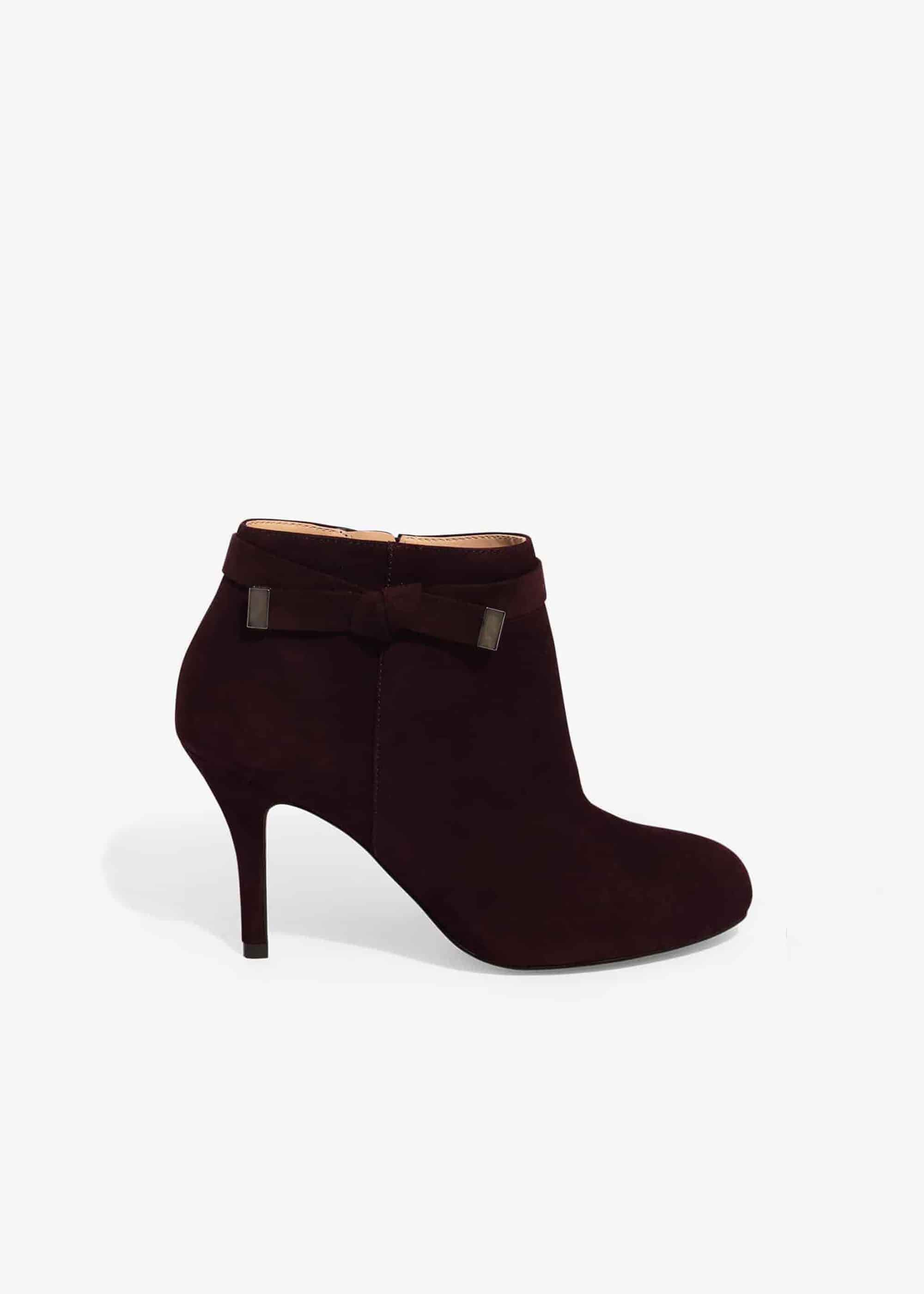 Stephanie Leather Tie Side Boots