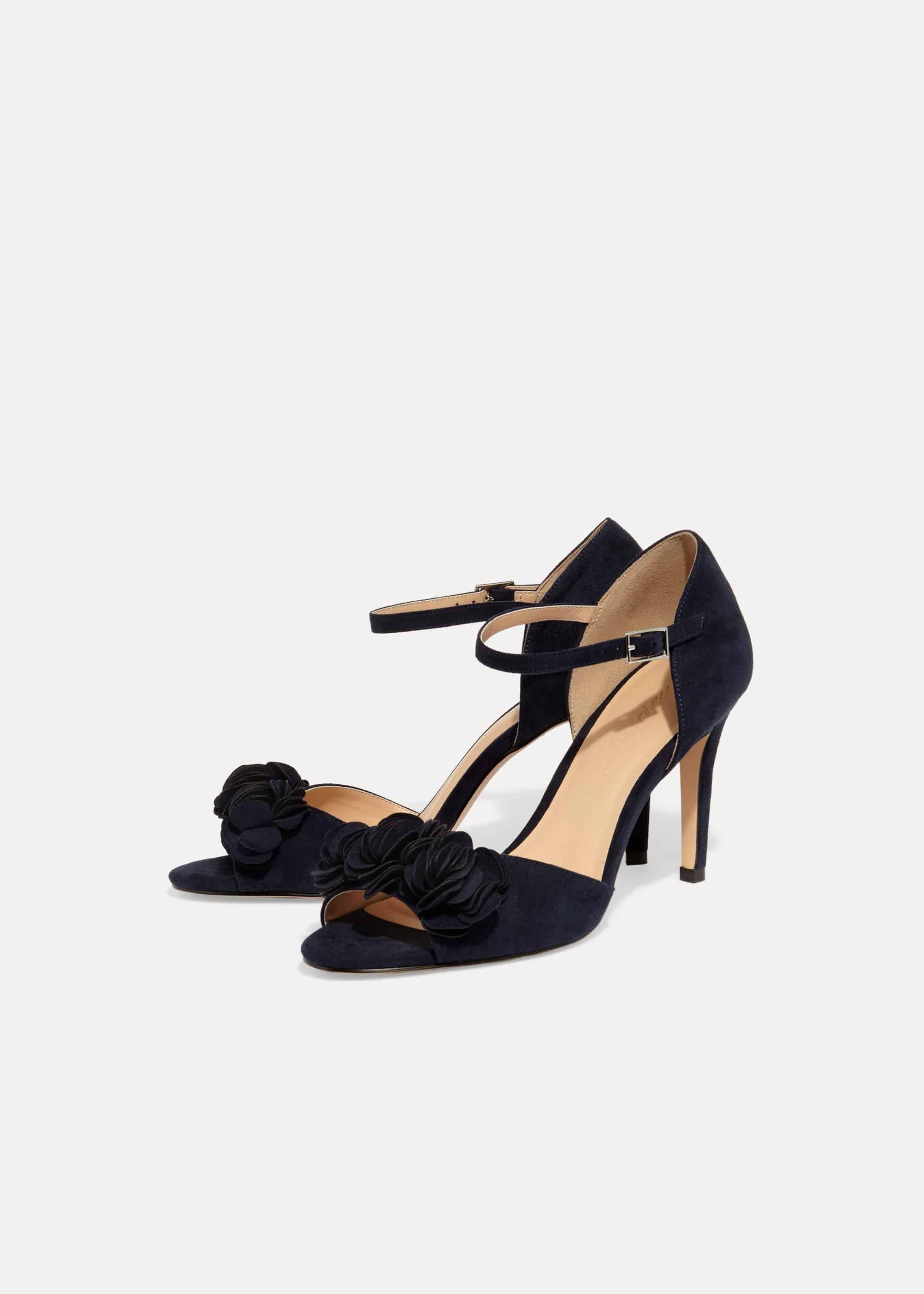 Ophelia Flower Trim Sandals