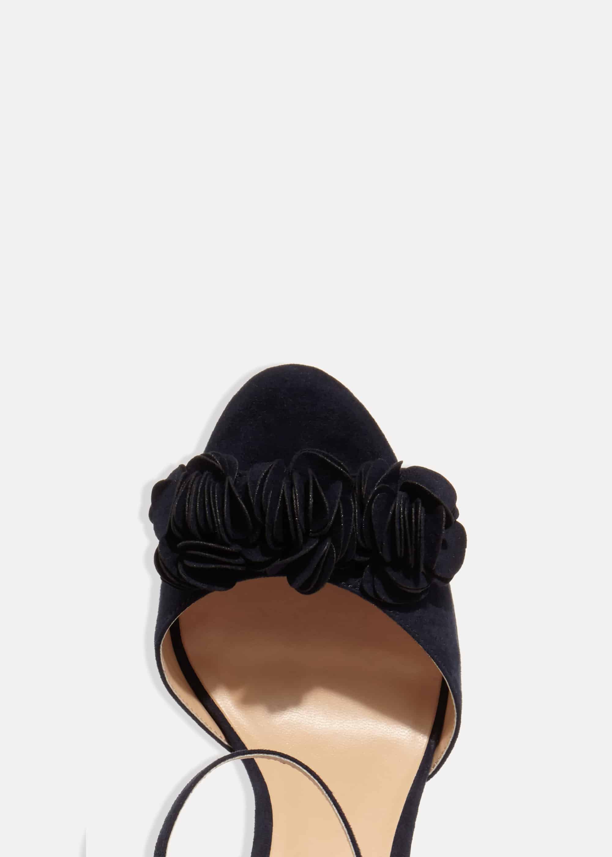 Ophelia Flower Trim Sandals