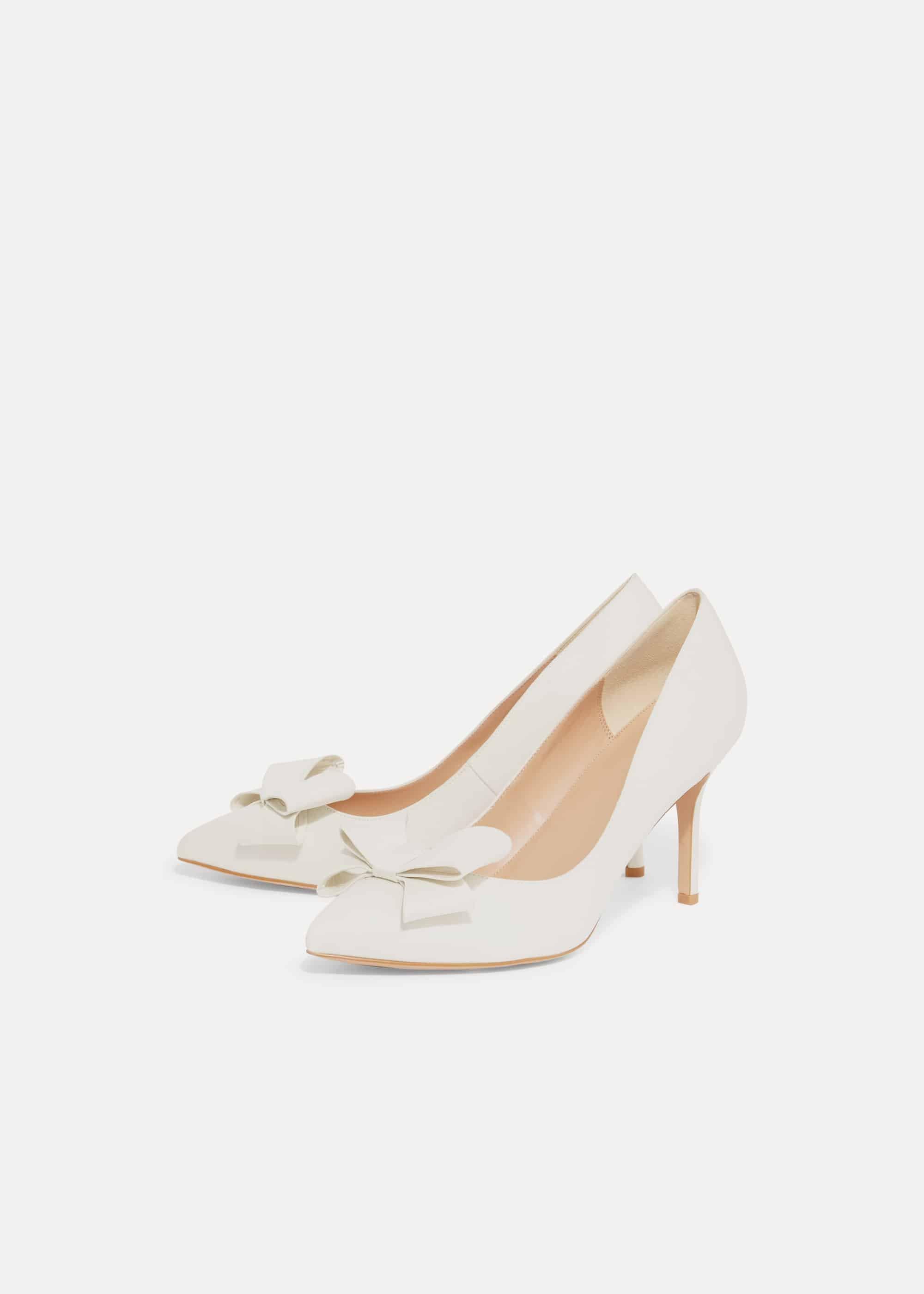 Kara Satin Pointed Court Shoes