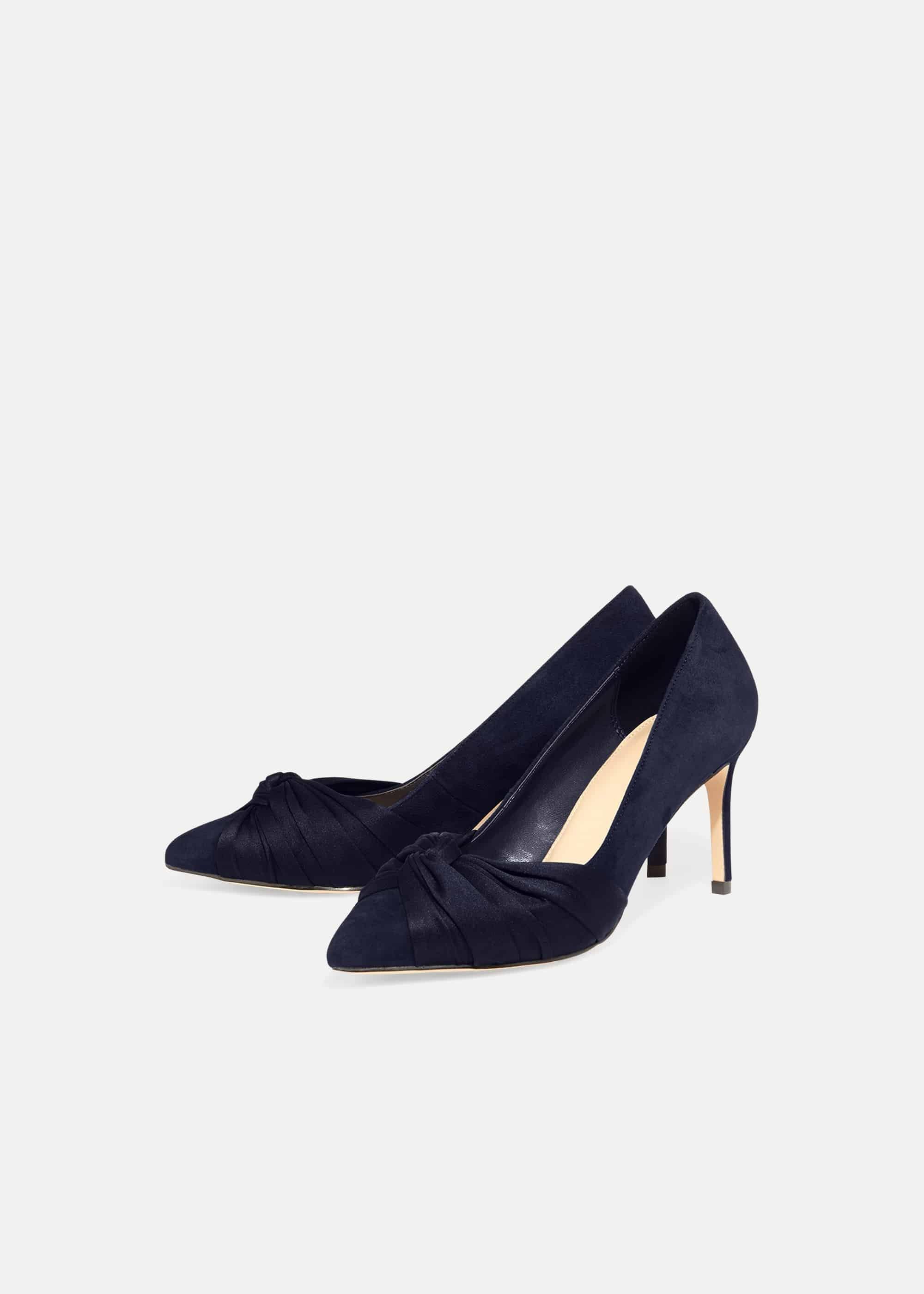 Kendal Knot Front Pointed Court Shoes