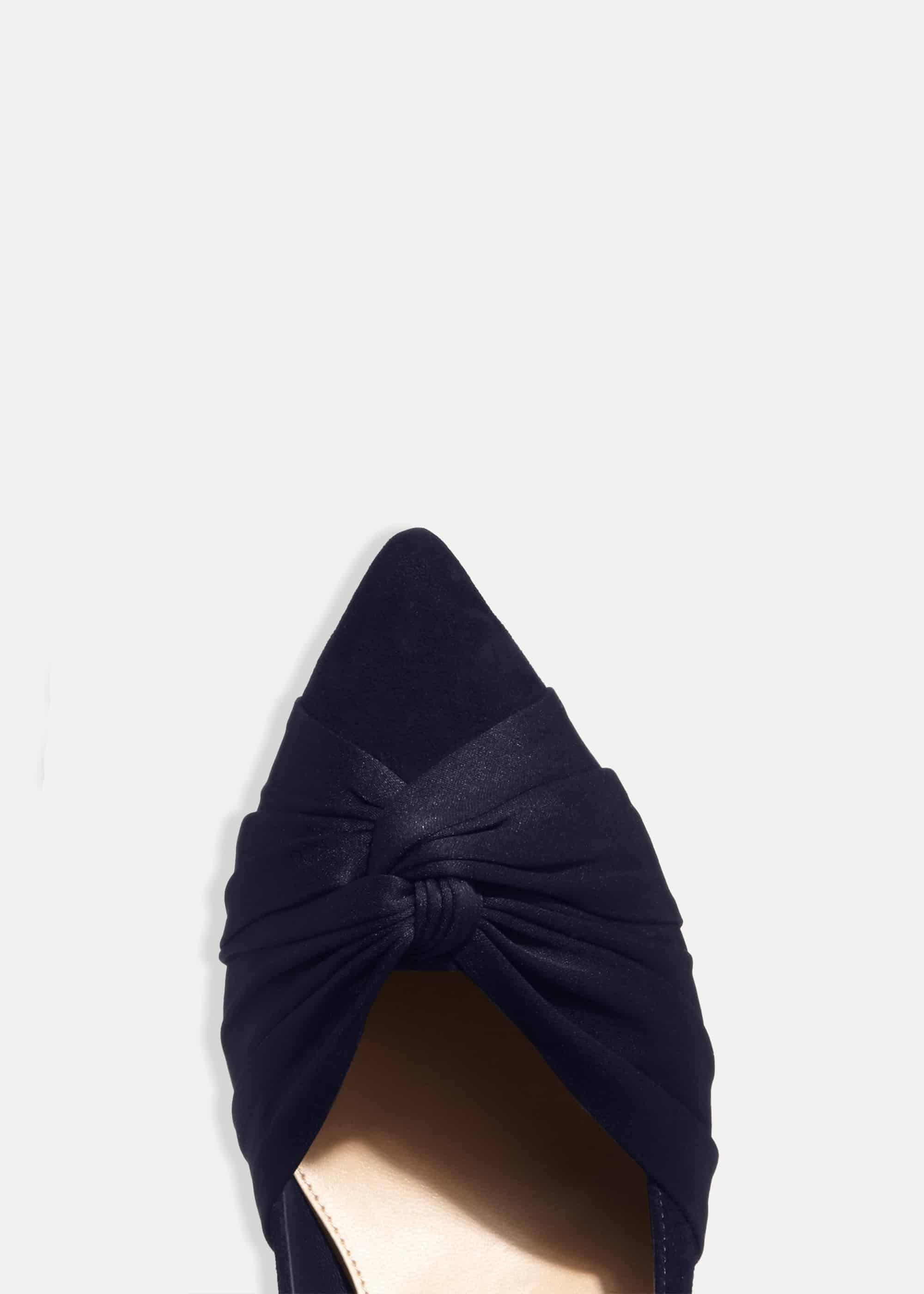 Kendal Knot Front Pointed Court Shoes