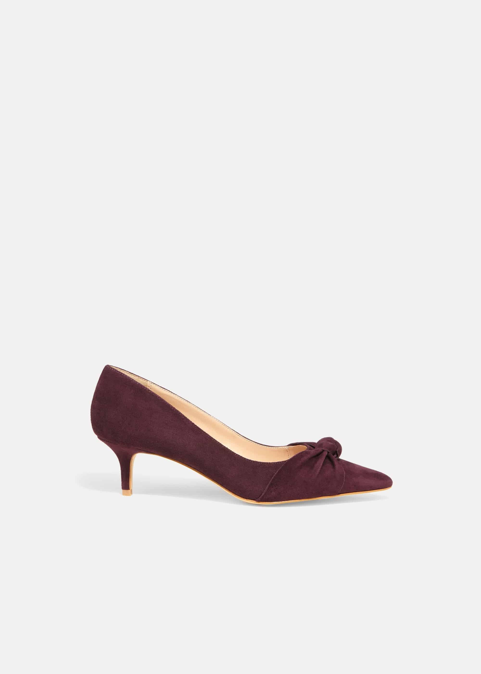 Carrie Kitten Heel Court Shoe