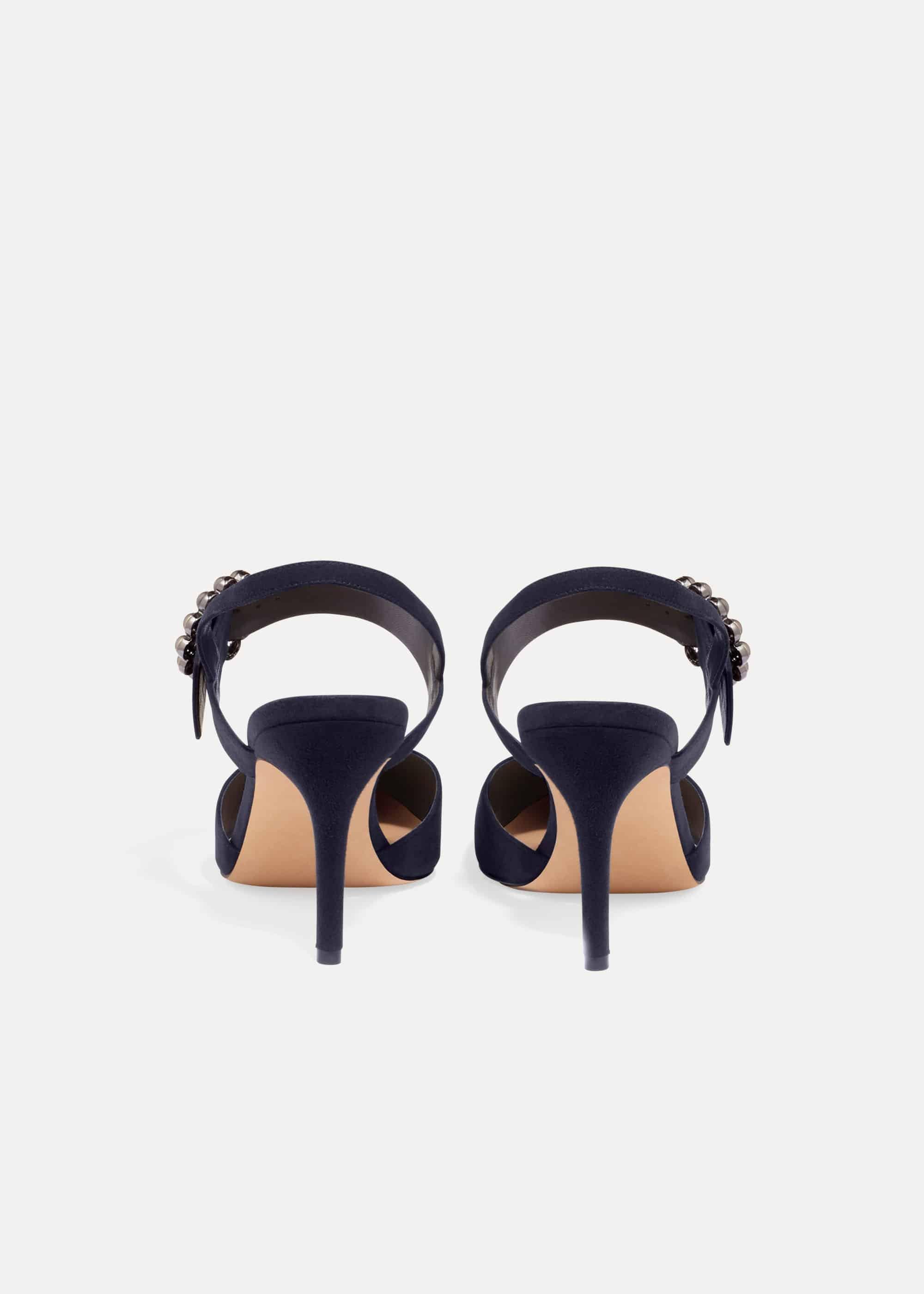 Joss Jeweled Buckle Court Shoes