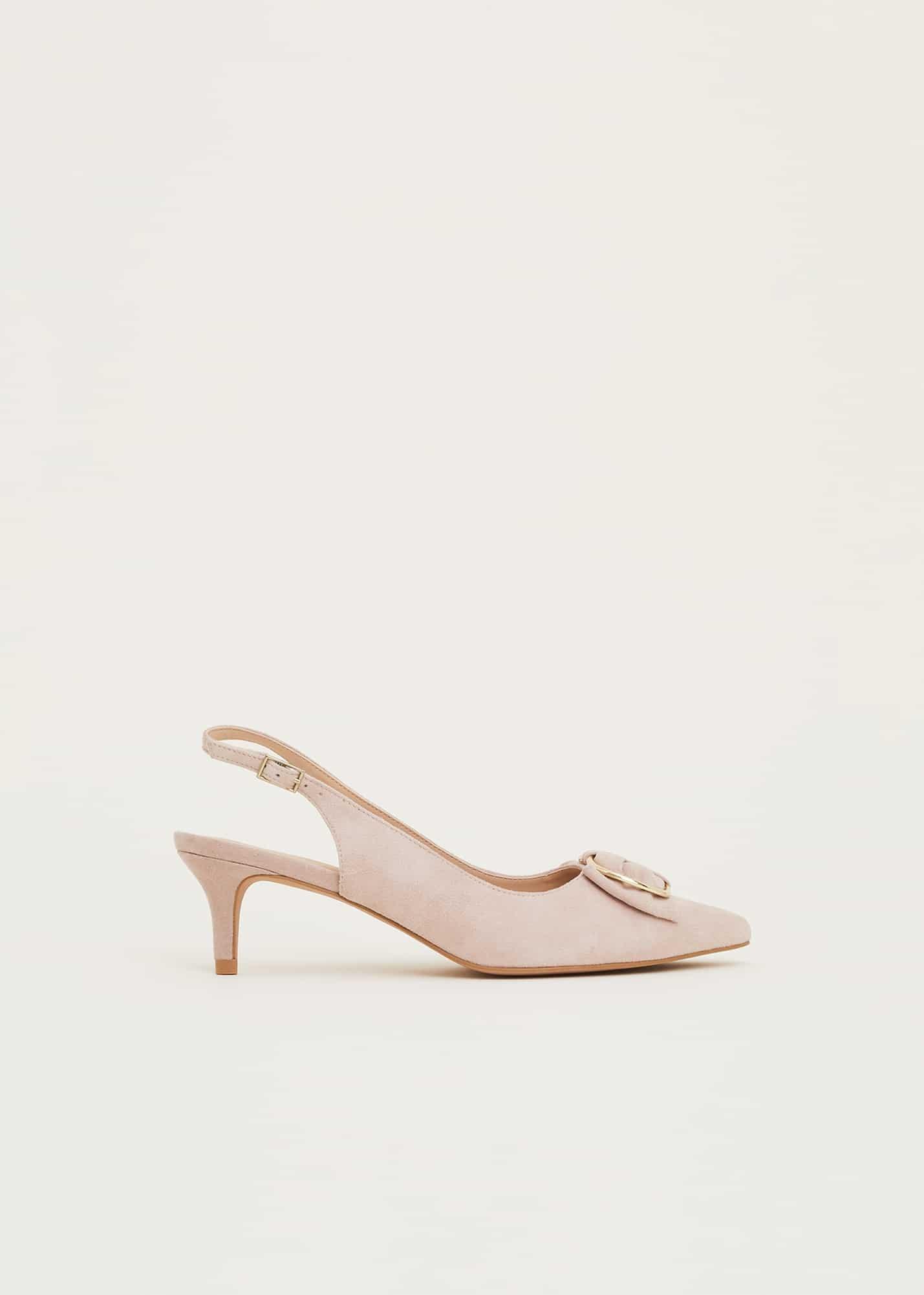 Ramona Ring Bow Kitten Heel