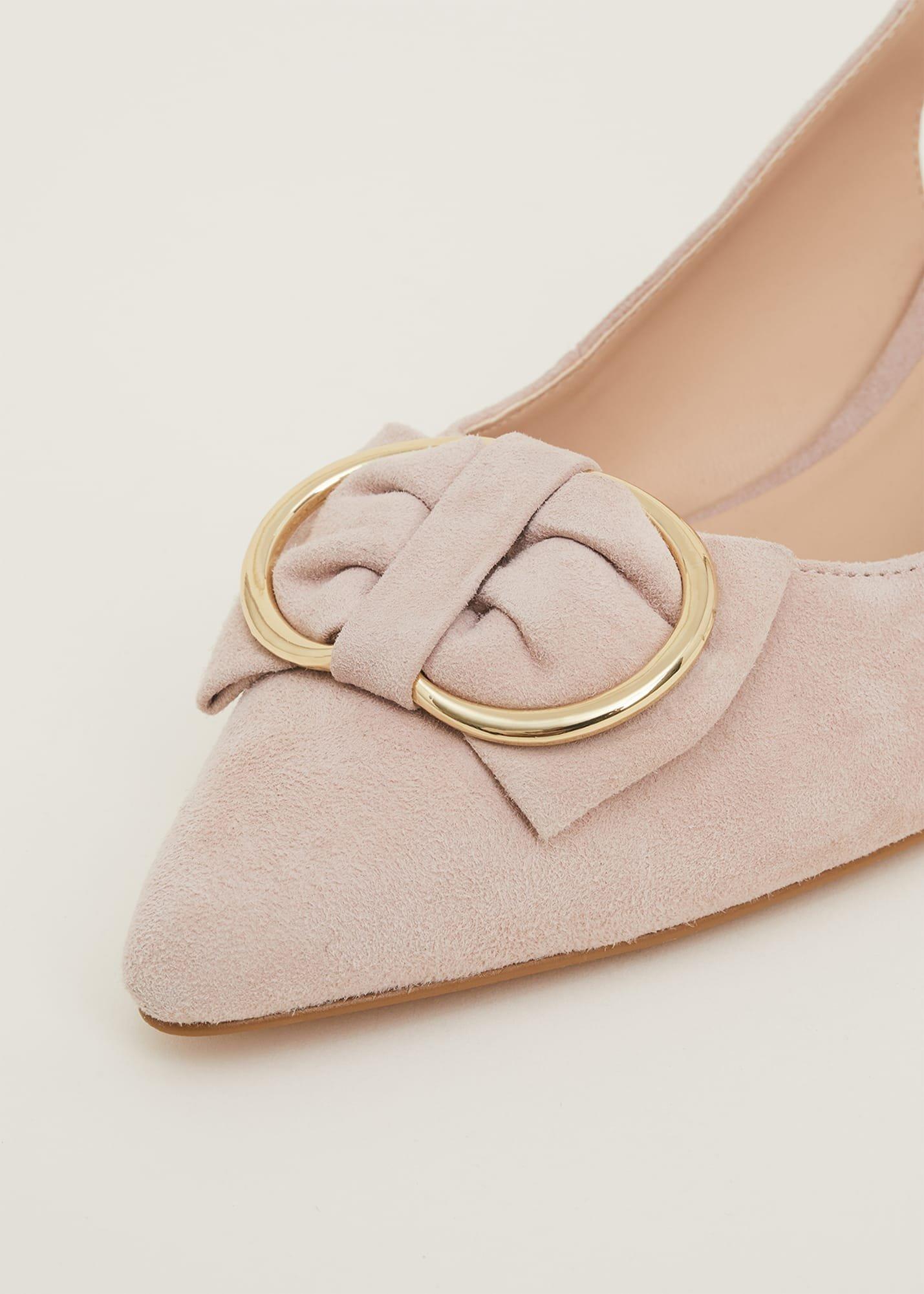 Ramona Ring Bow Kitten Heel