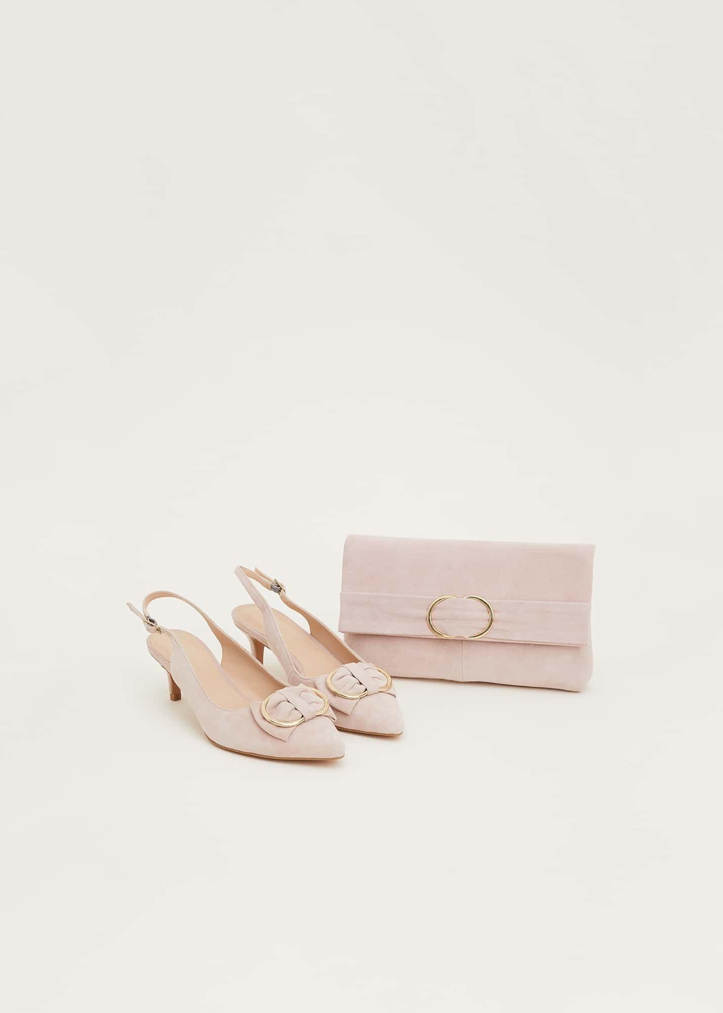 Ramona Ring Bow Kitten Heel