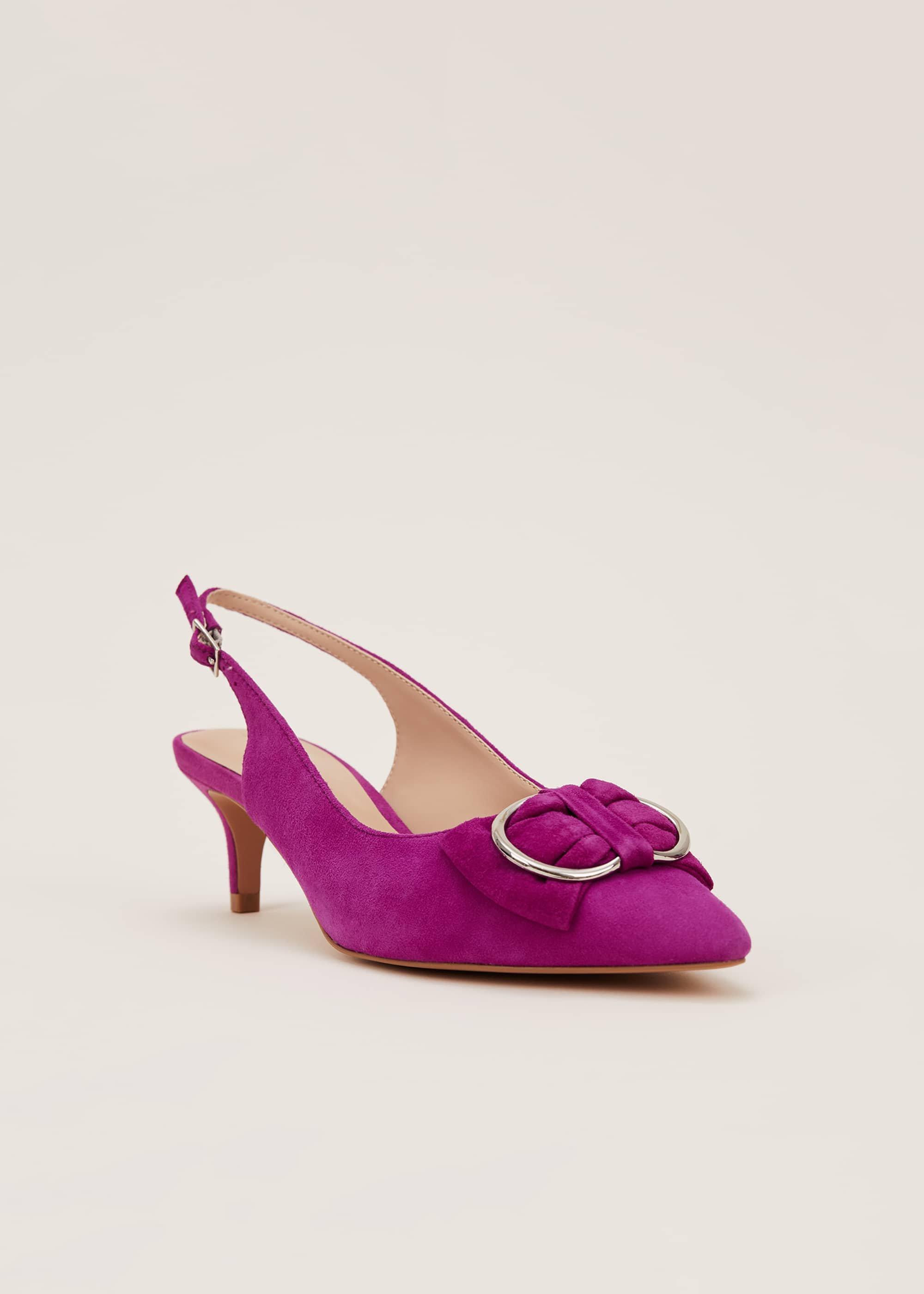 Ramona Ring Bow Kitten Heel