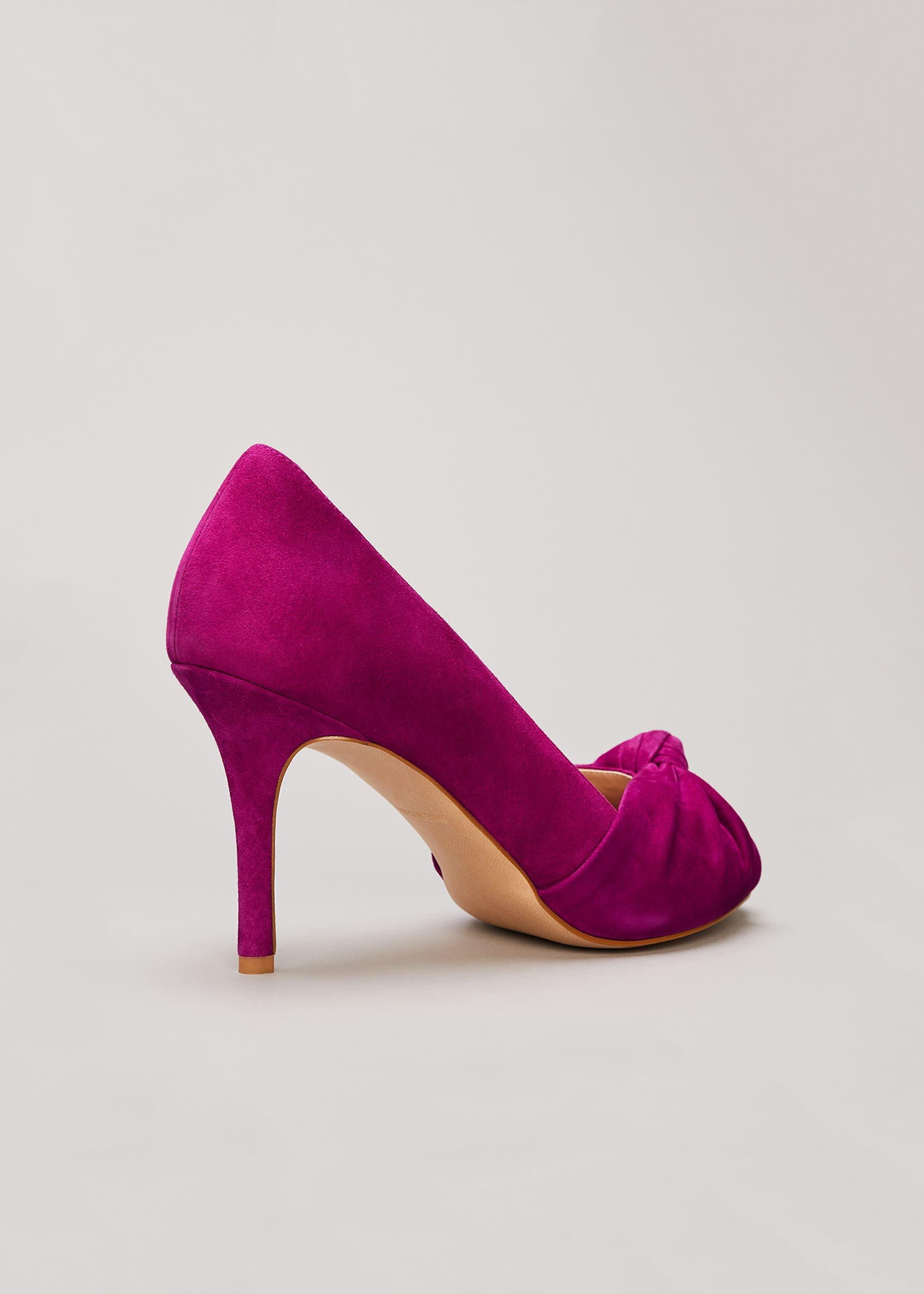 Sonja Suede Peep Toe Shoe