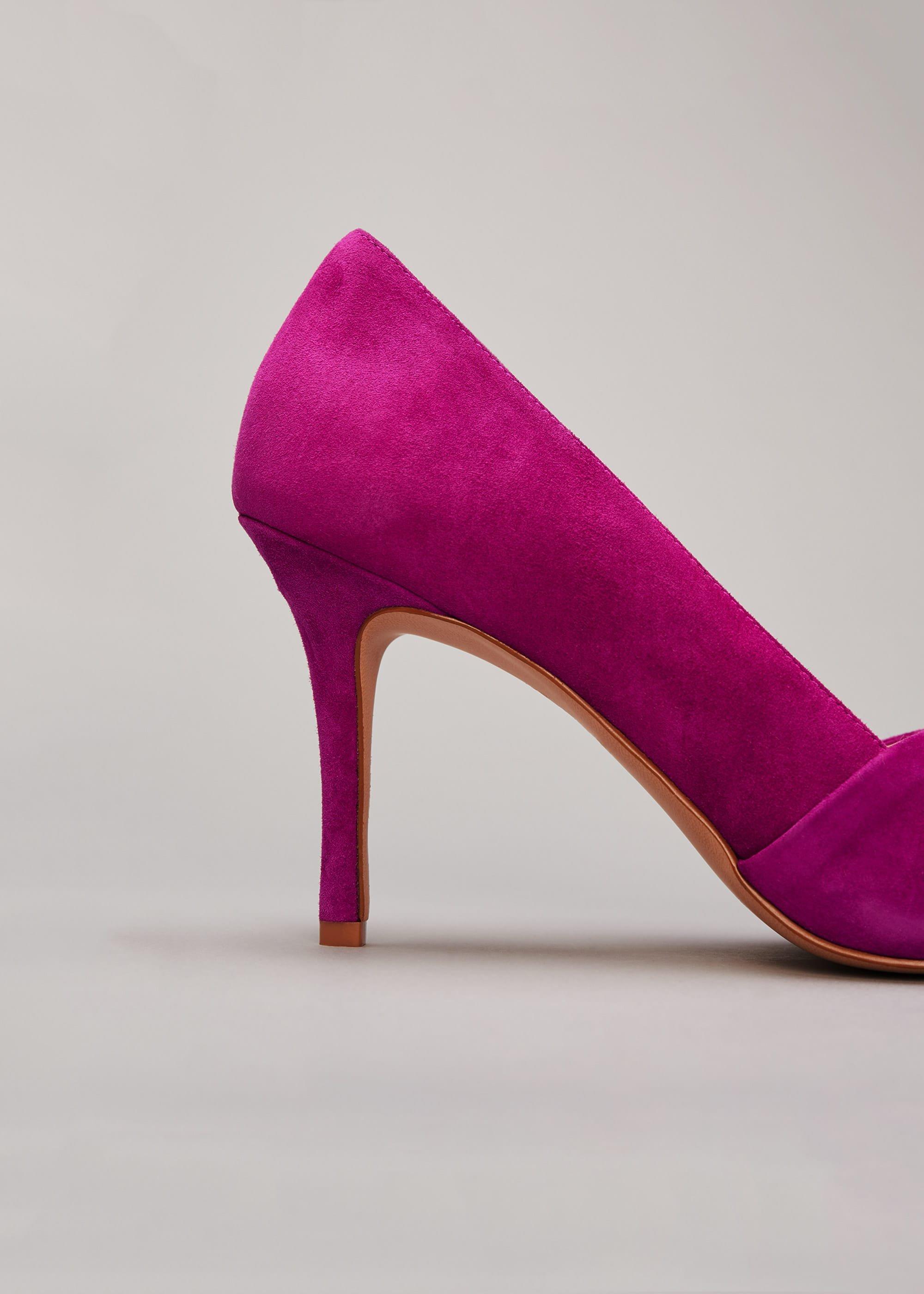Sonja Suede Peep Toe Shoe