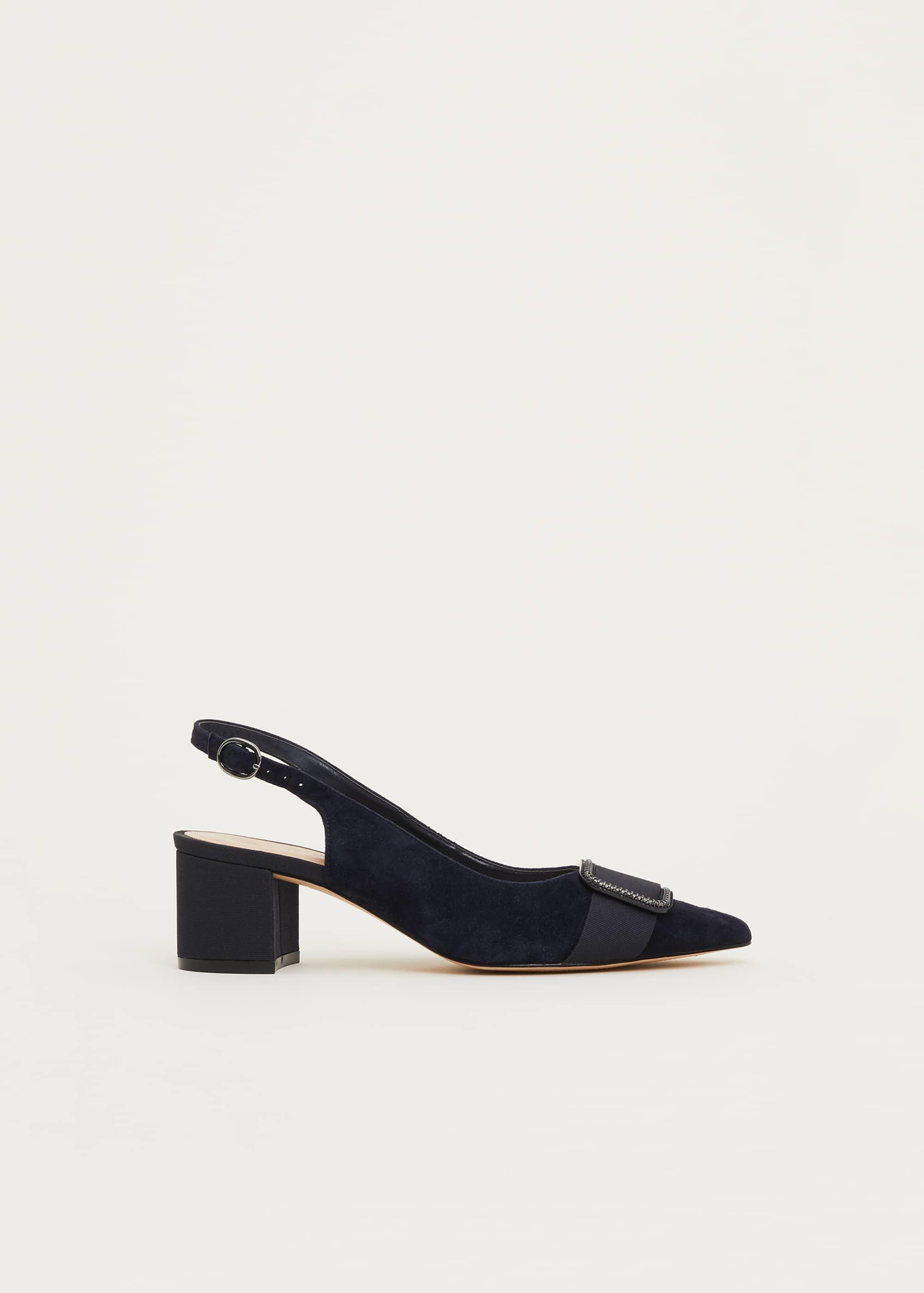 Gilly Block Heel Court Shoe