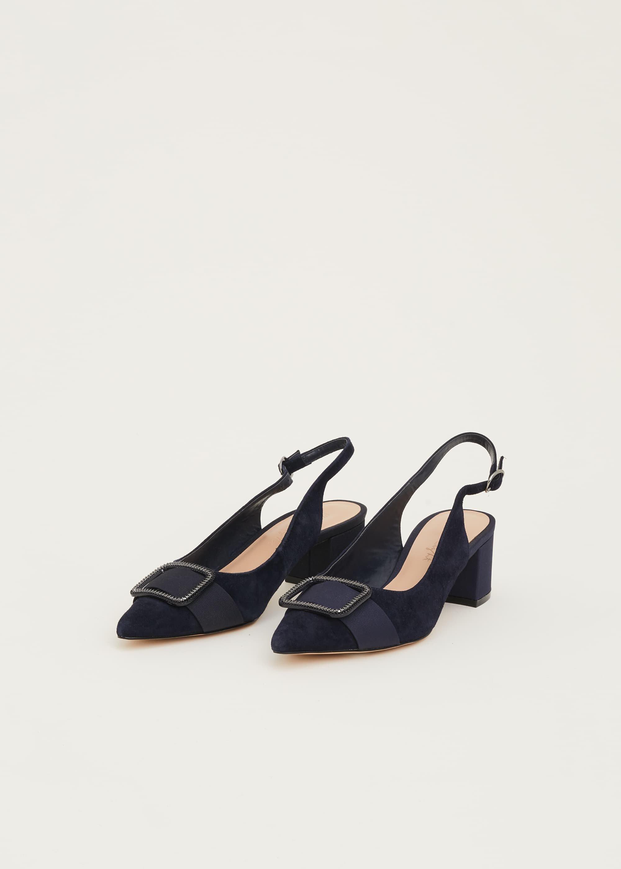 Gilly Block Heel Court Shoe