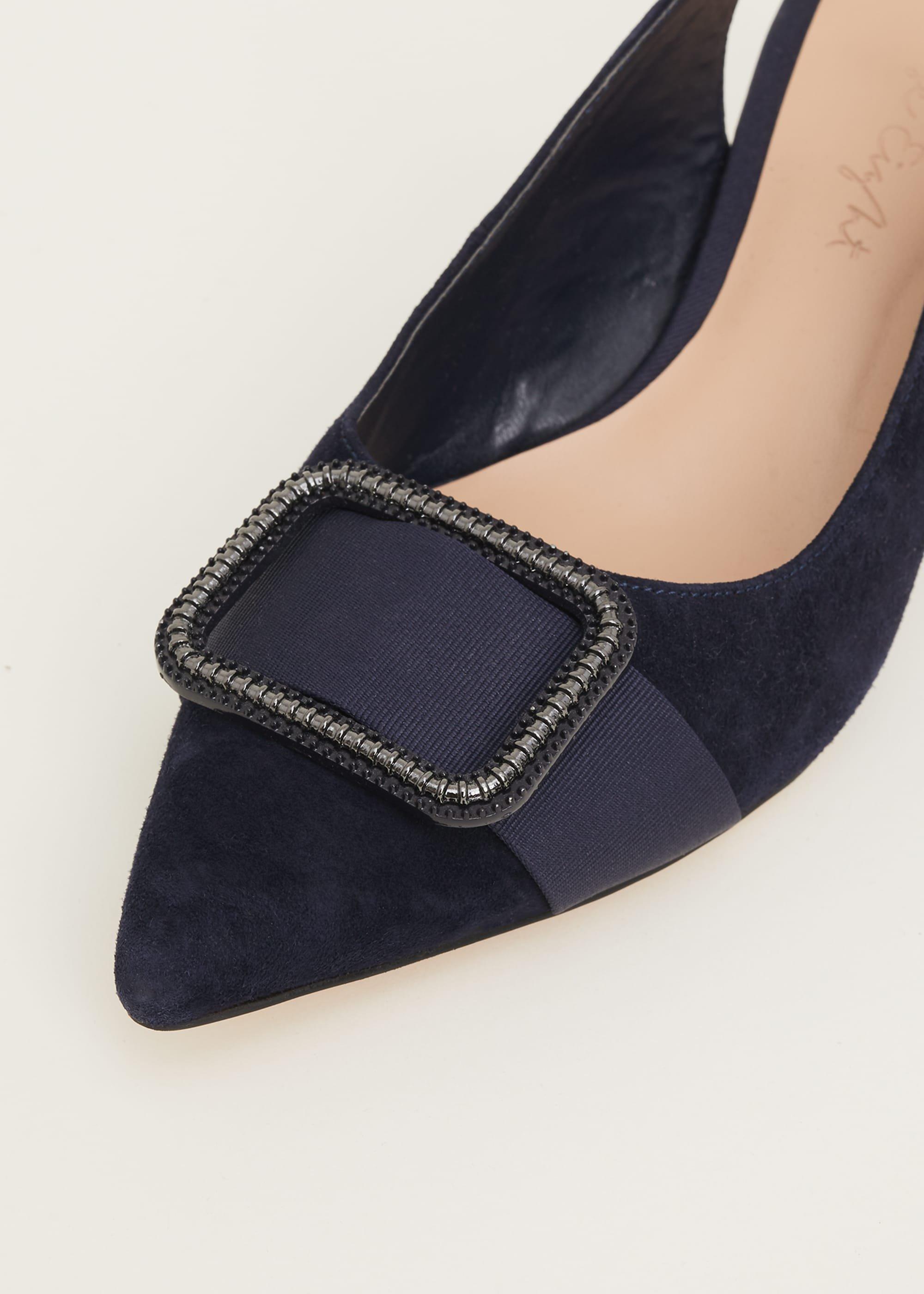 Gilly Block Heel Court Shoe