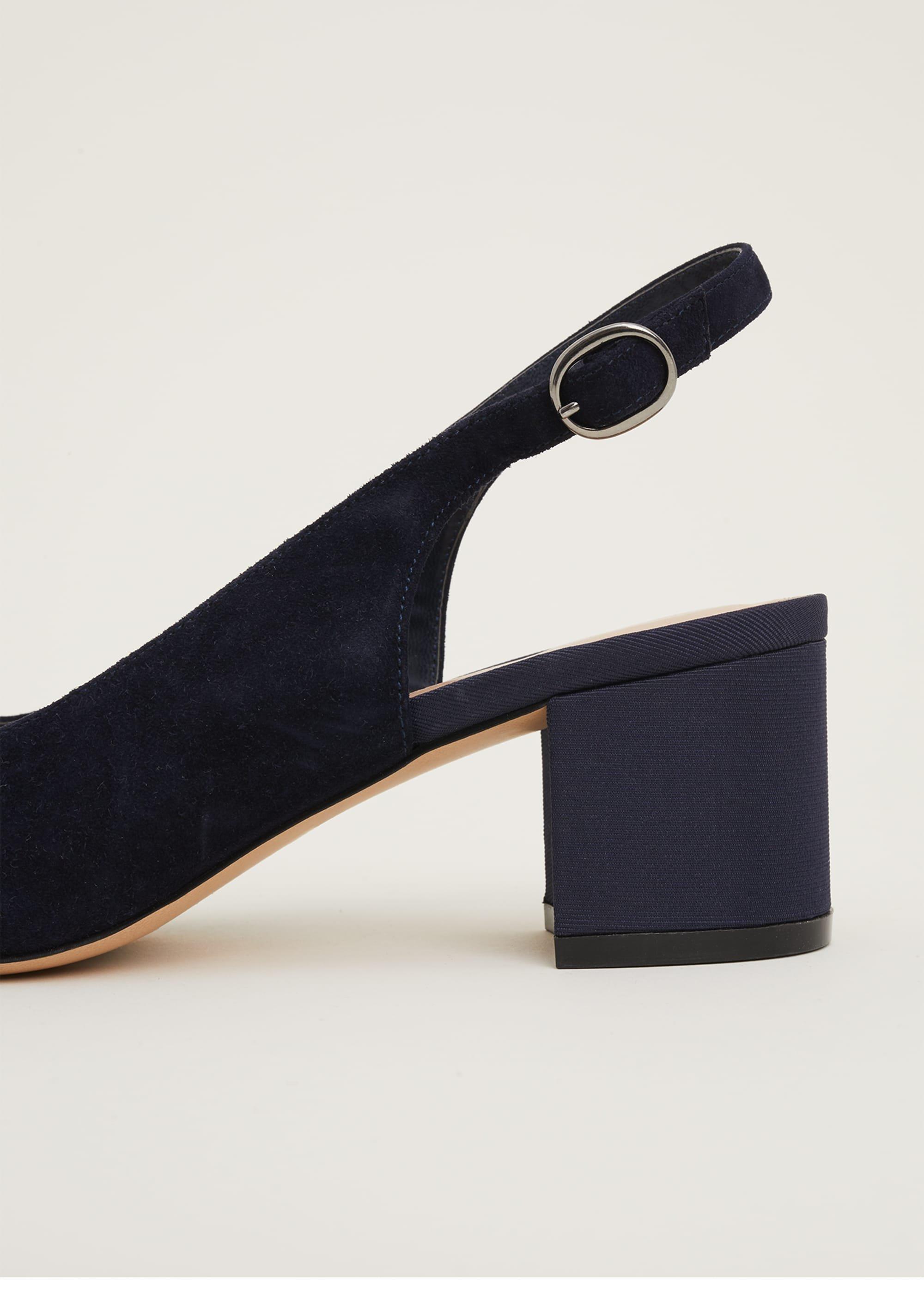 Gilly Block Heel Court Shoe