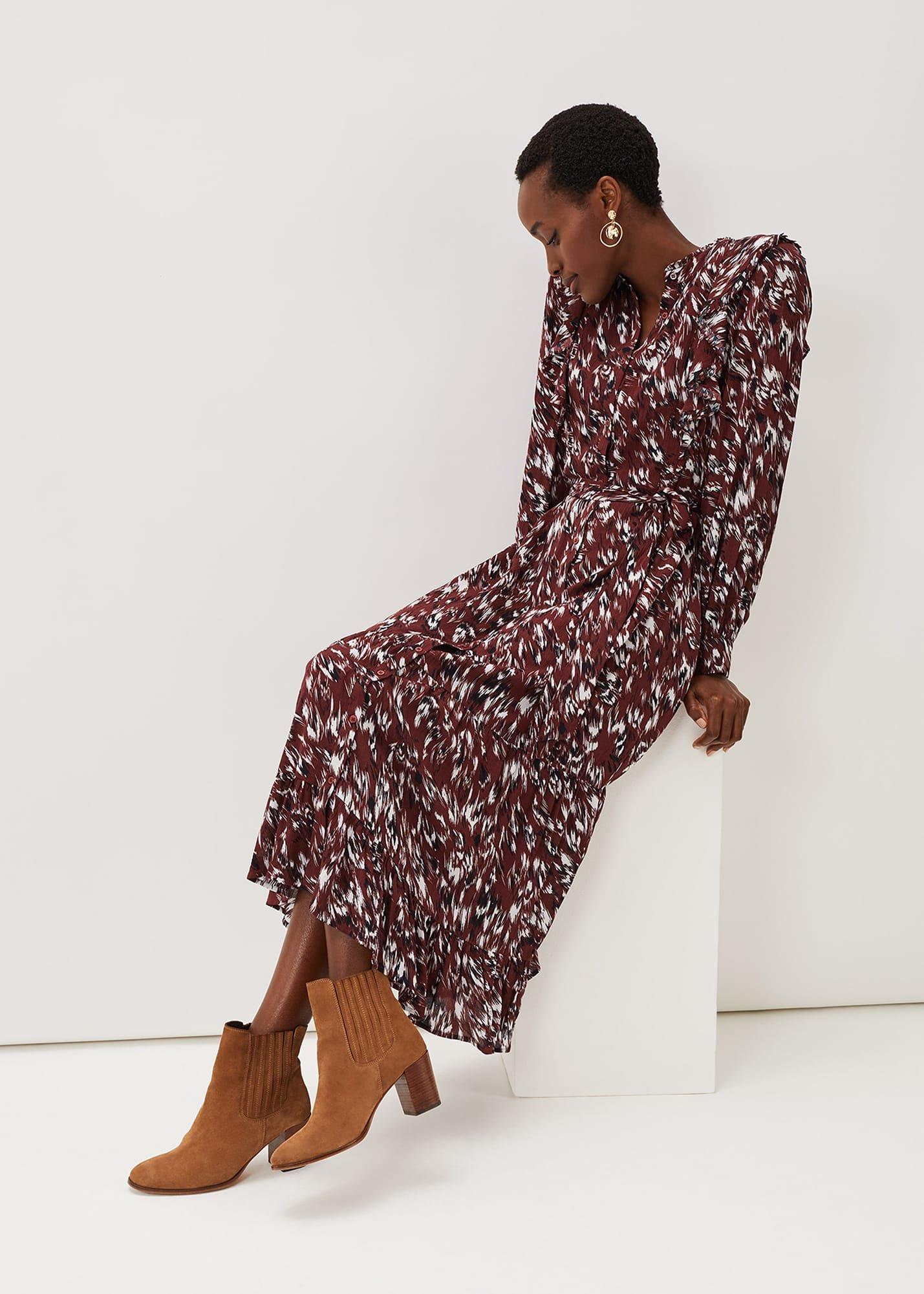 Camila Tan Suede Ankle Boots