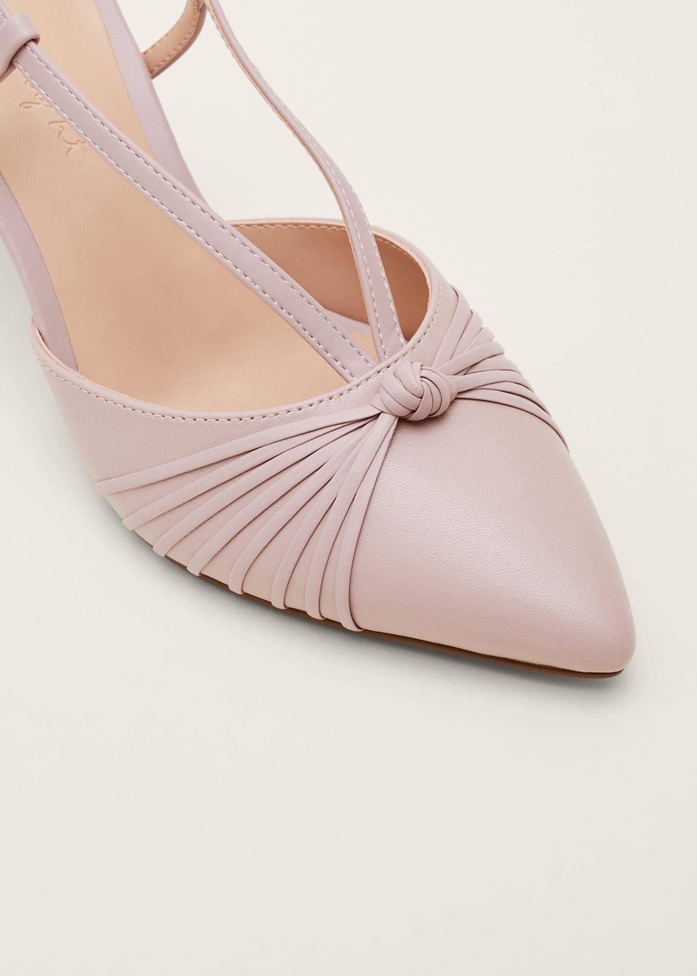 Knot Detail Slingback Heels