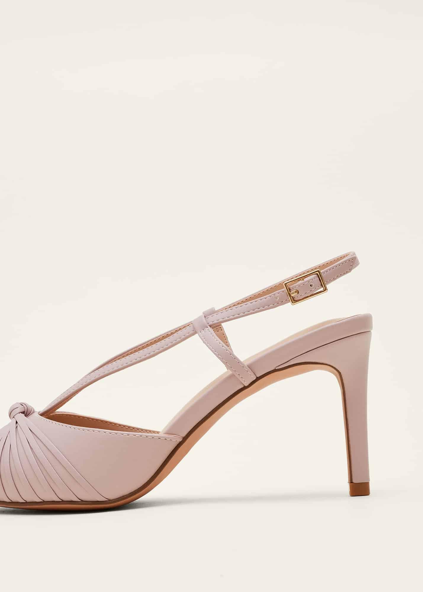 Knot Detail Slingback Heels