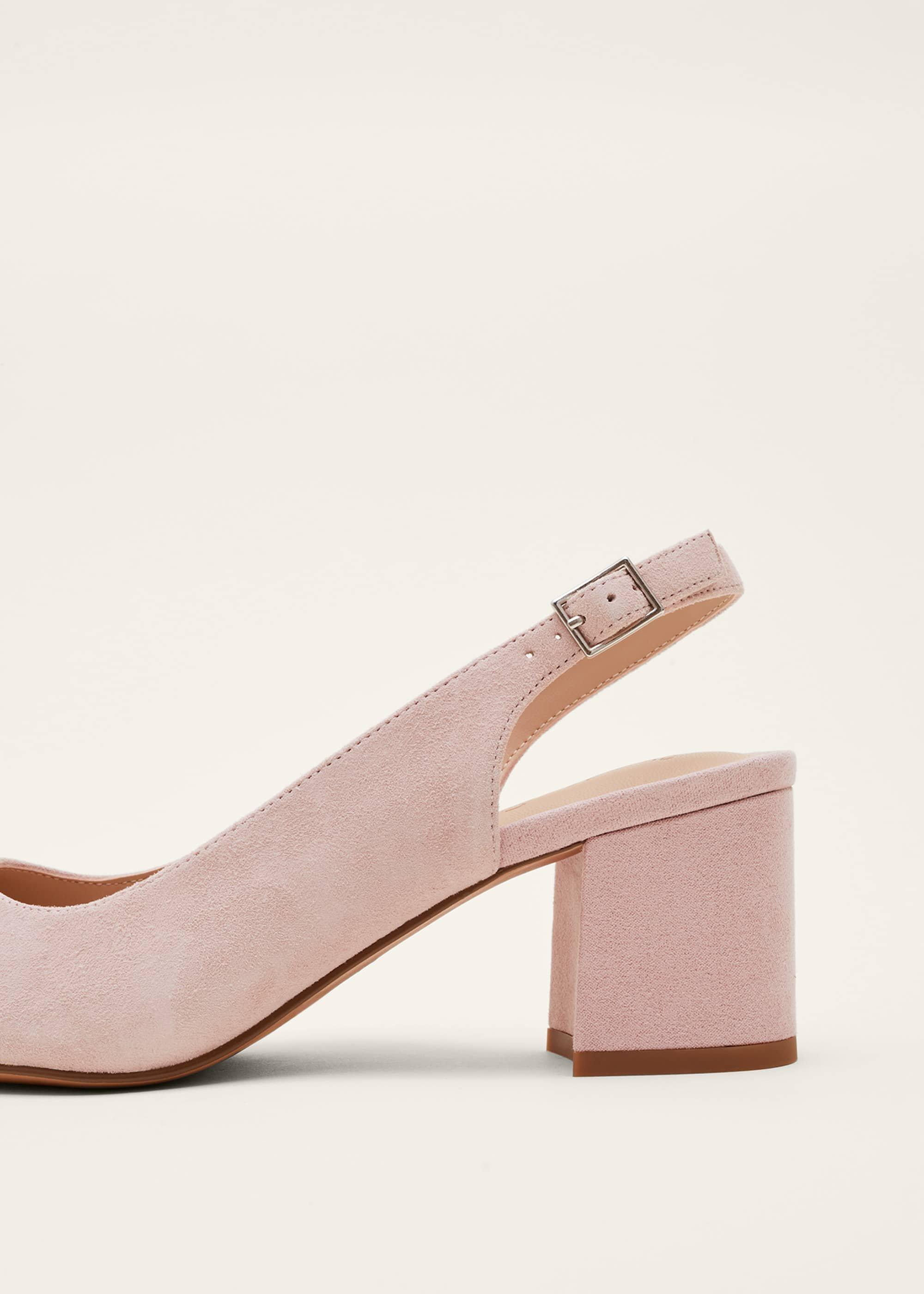 Embellished Block Heel Shoes