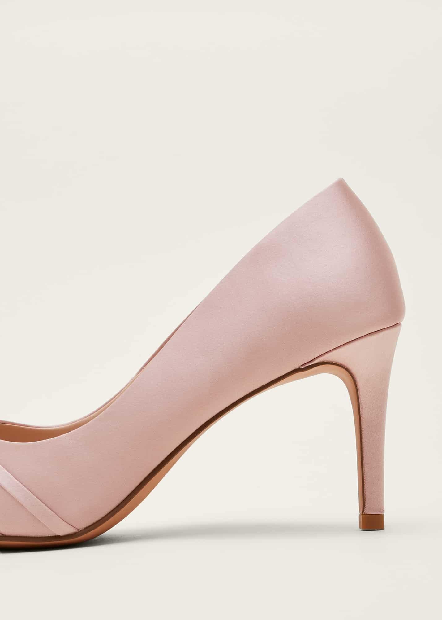 Knot Detail Peep Toe Heels