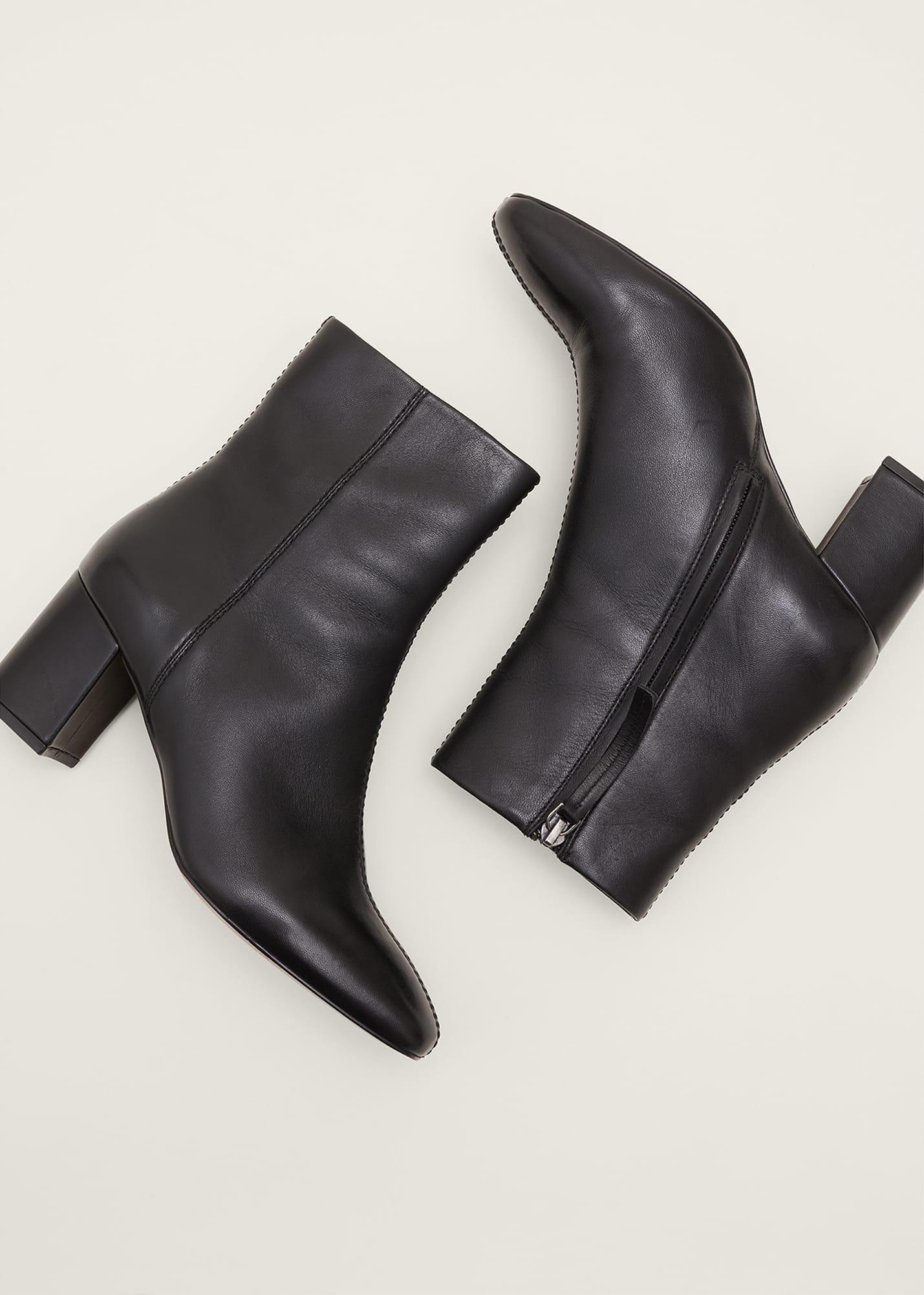 Stitched Leather Boot