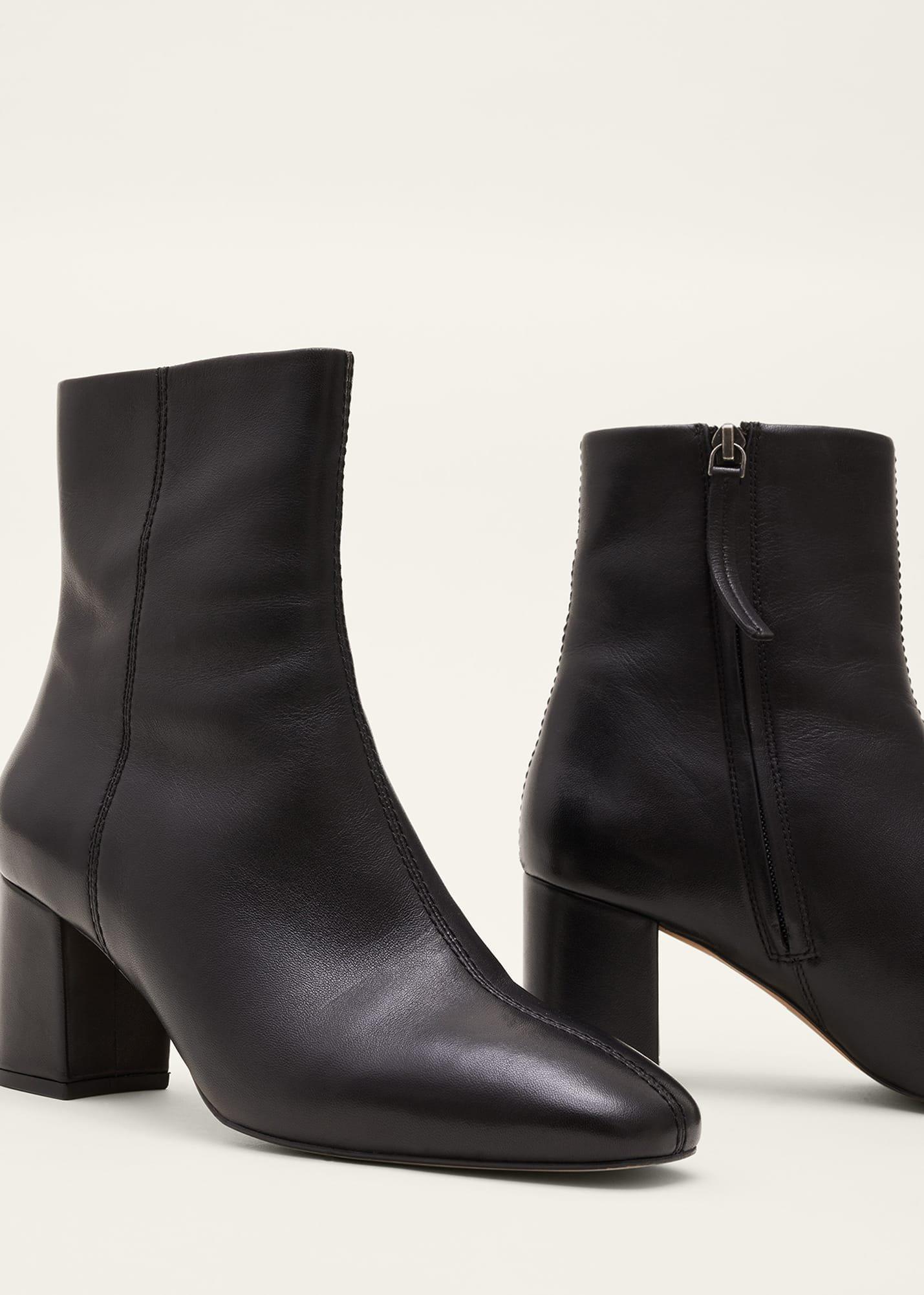 Stitched Leather Boot