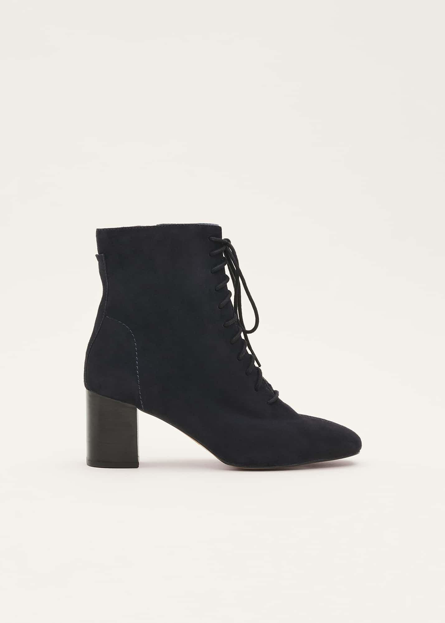 Suede Lace Up Boots