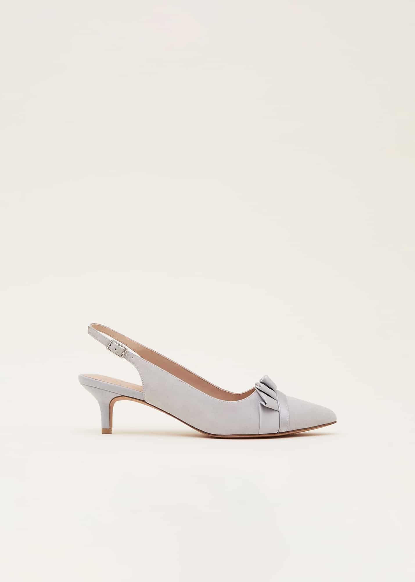 Frill Front Kitten Heel
