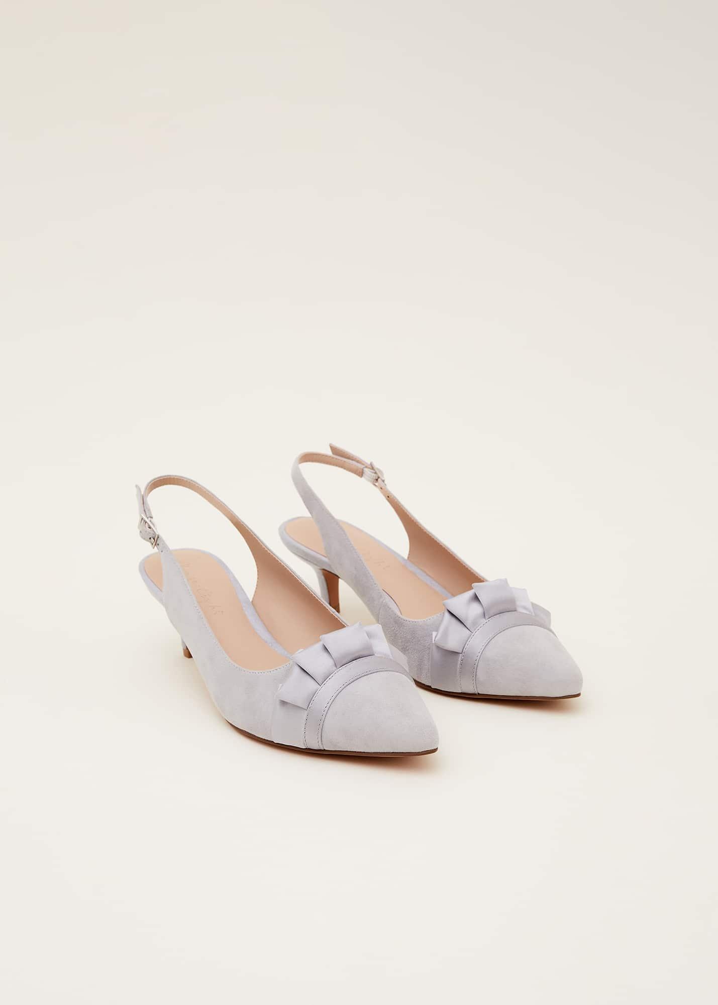 Frill Front Kitten Heel