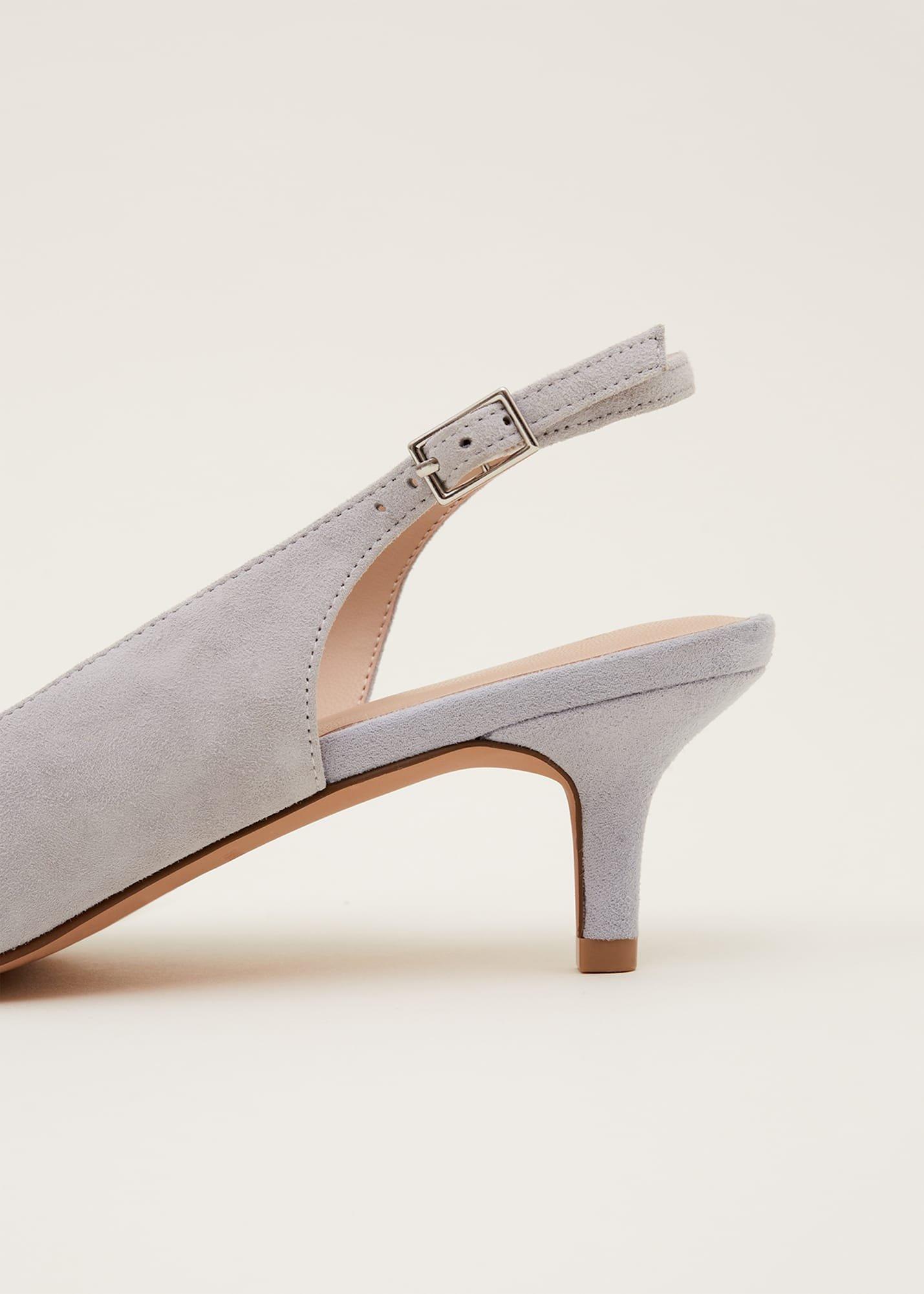 Frill Front Kitten Heel