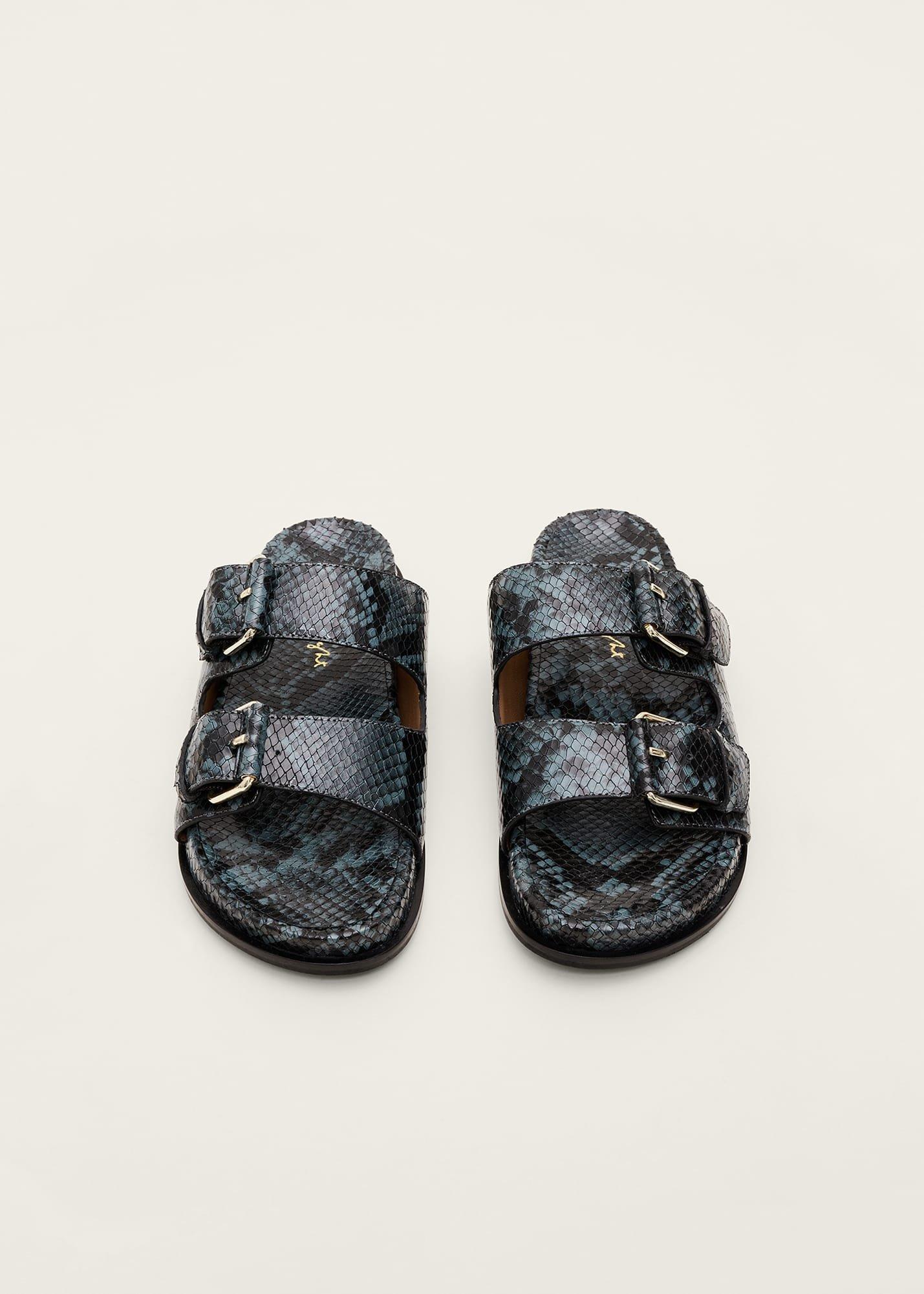 Animal Double Buckle Sandal
