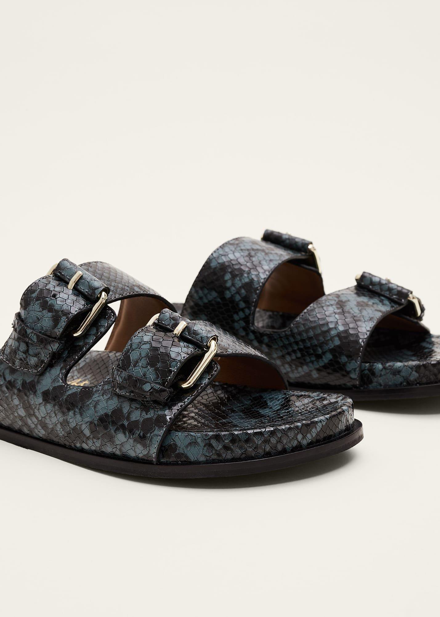 Animal Double Buckle Sandal