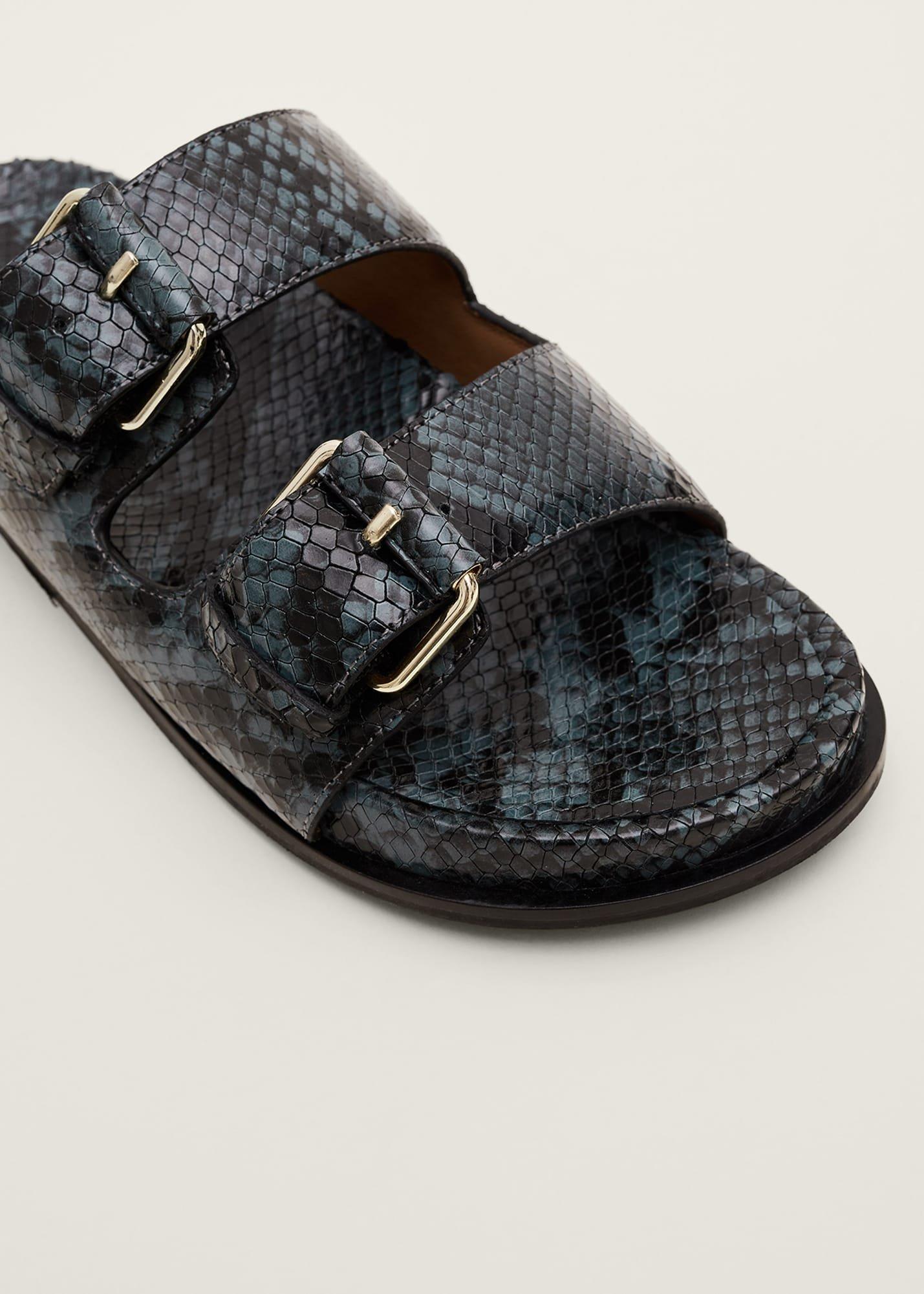 Animal Double Buckle Sandal