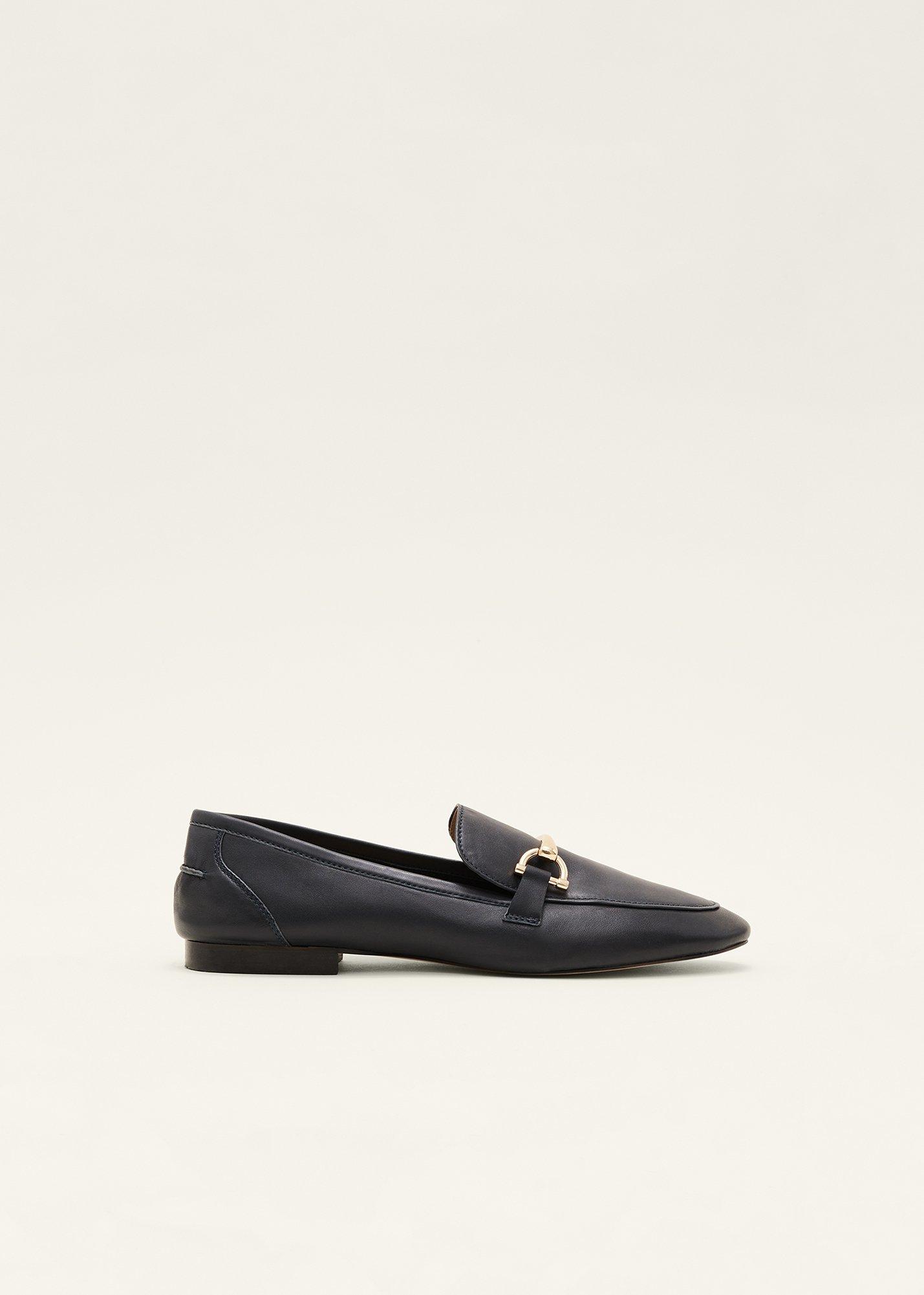 T-Bar Leather Loafers