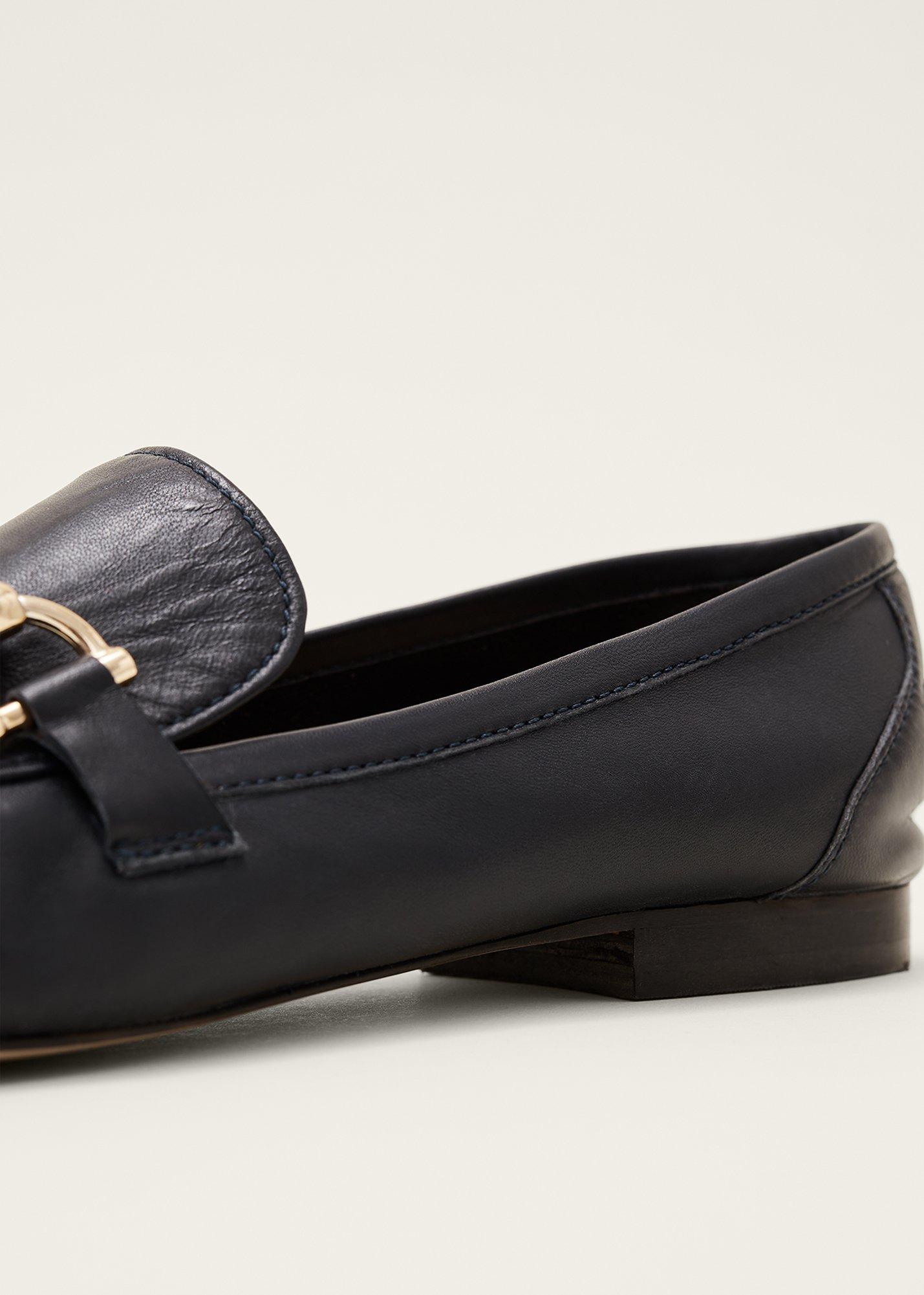 T-Bar Leather Loafers