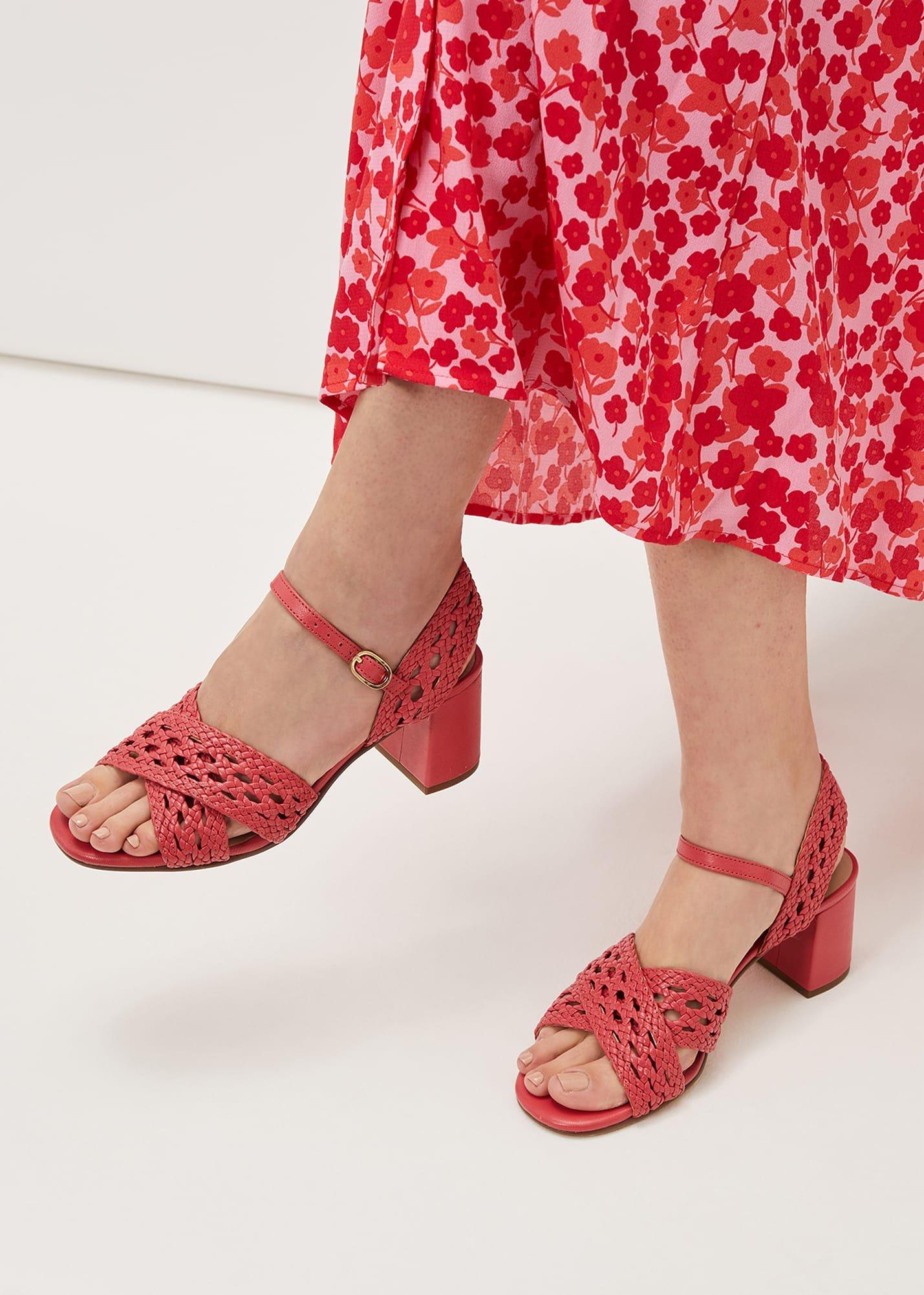 Weave Heeled Sandal