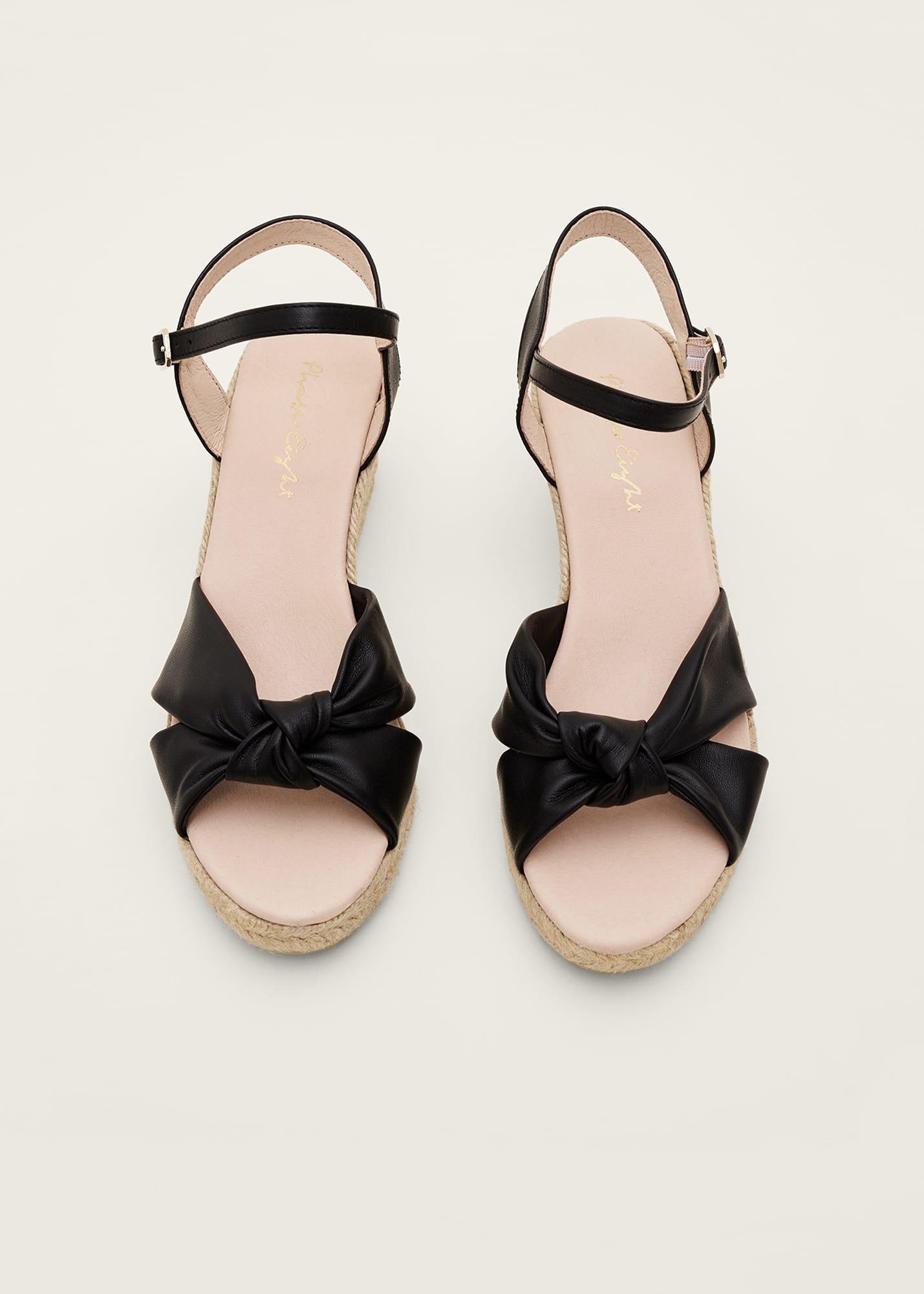 Leather Knot Espadrille