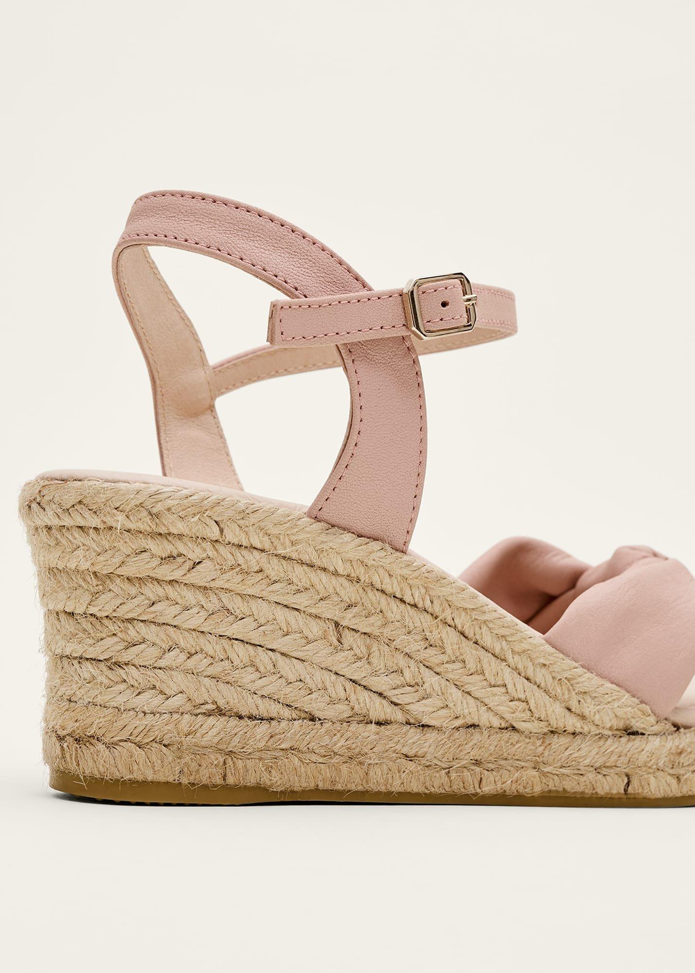 Leather Knot Espadrille