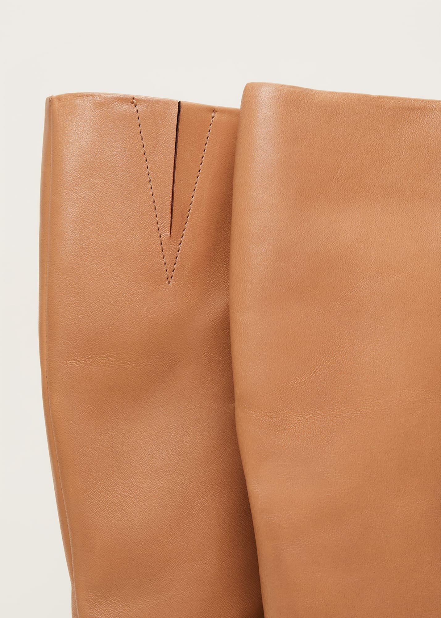 Leather Knee High Boots