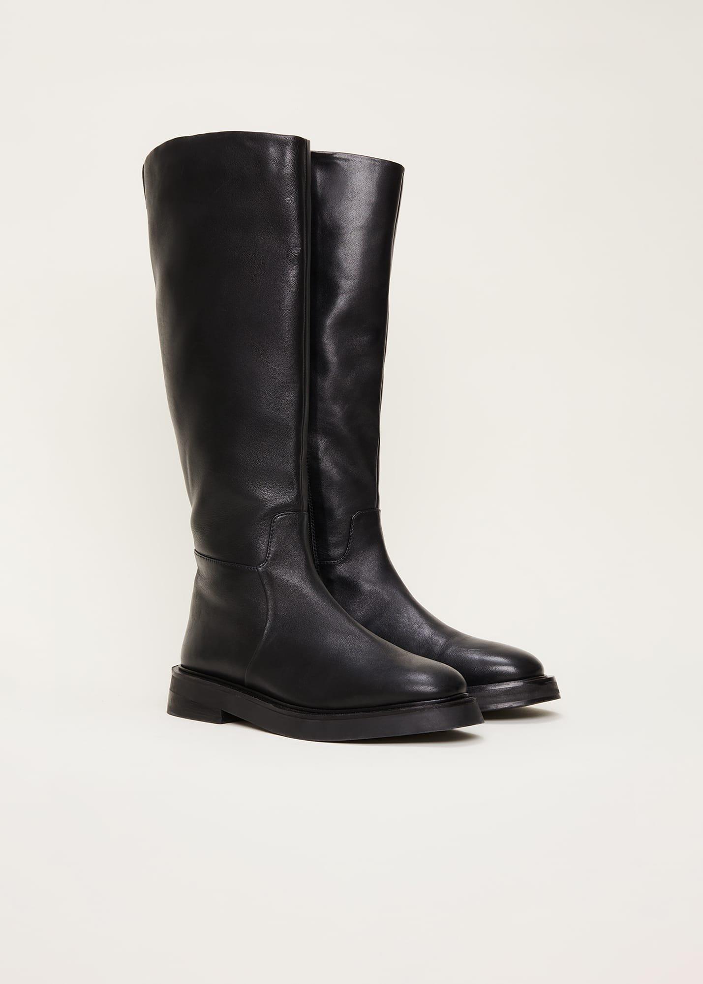 Flat Knee High Boot