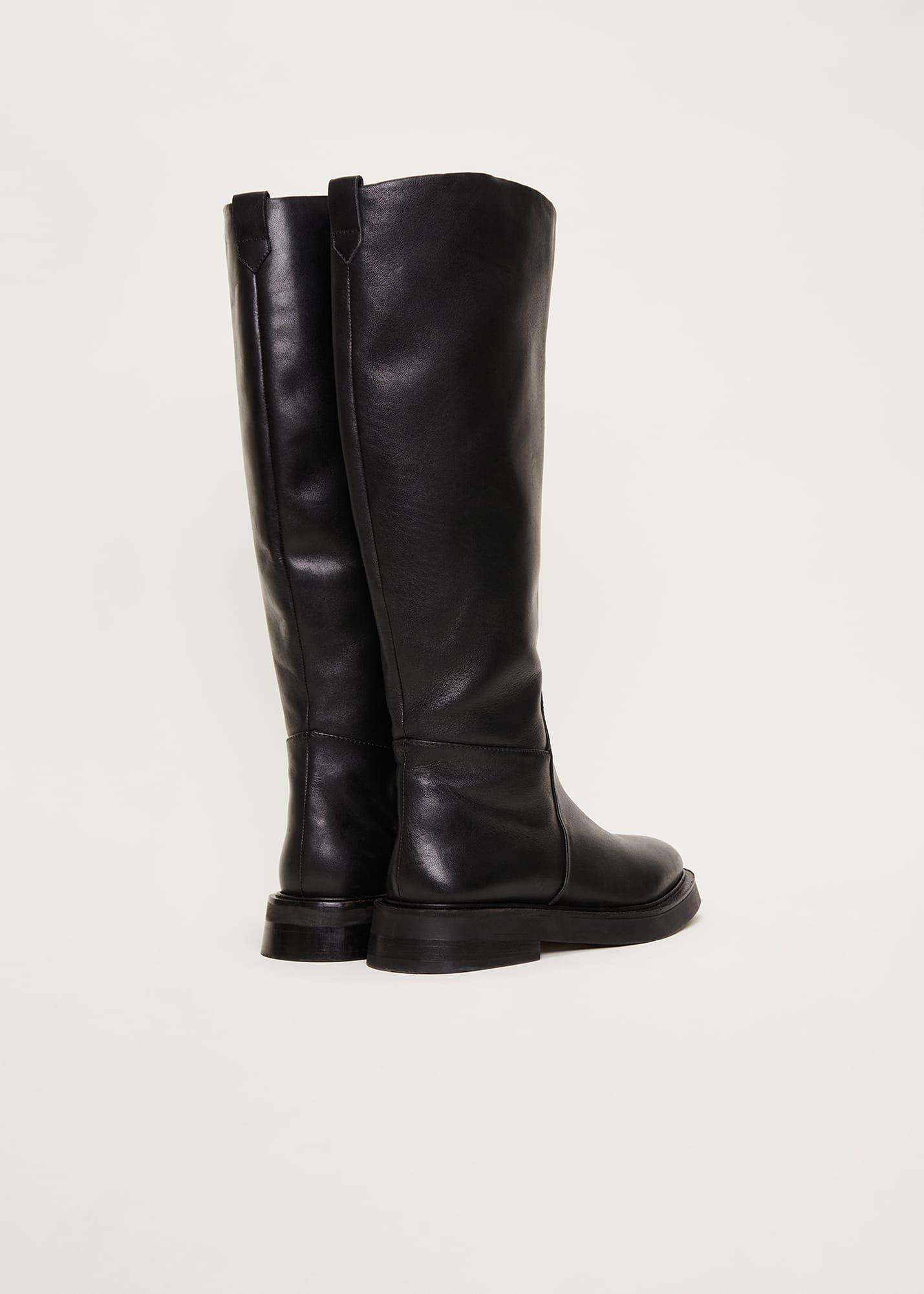 Flat Knee High Boot