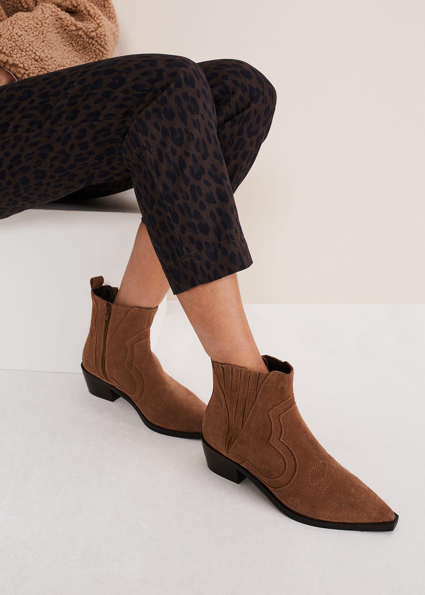 Suede Ankle Boots