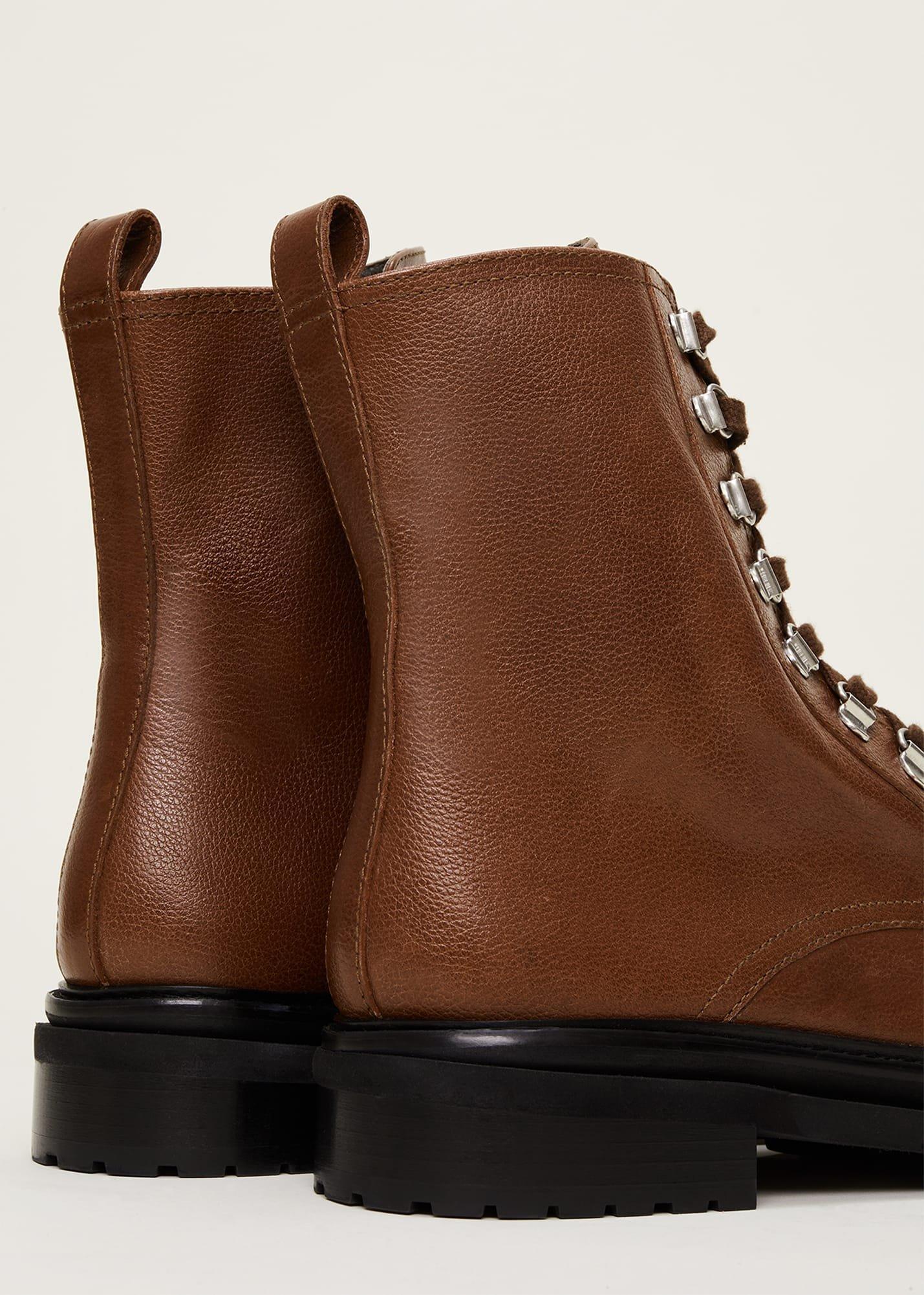Meladie Leather Lace Up Boot